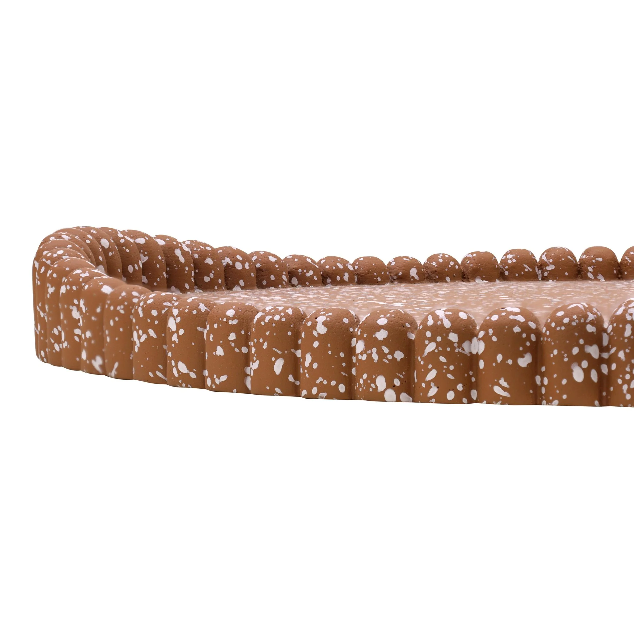 Alna Speckled Terracotta Catchall Tray - Image 3