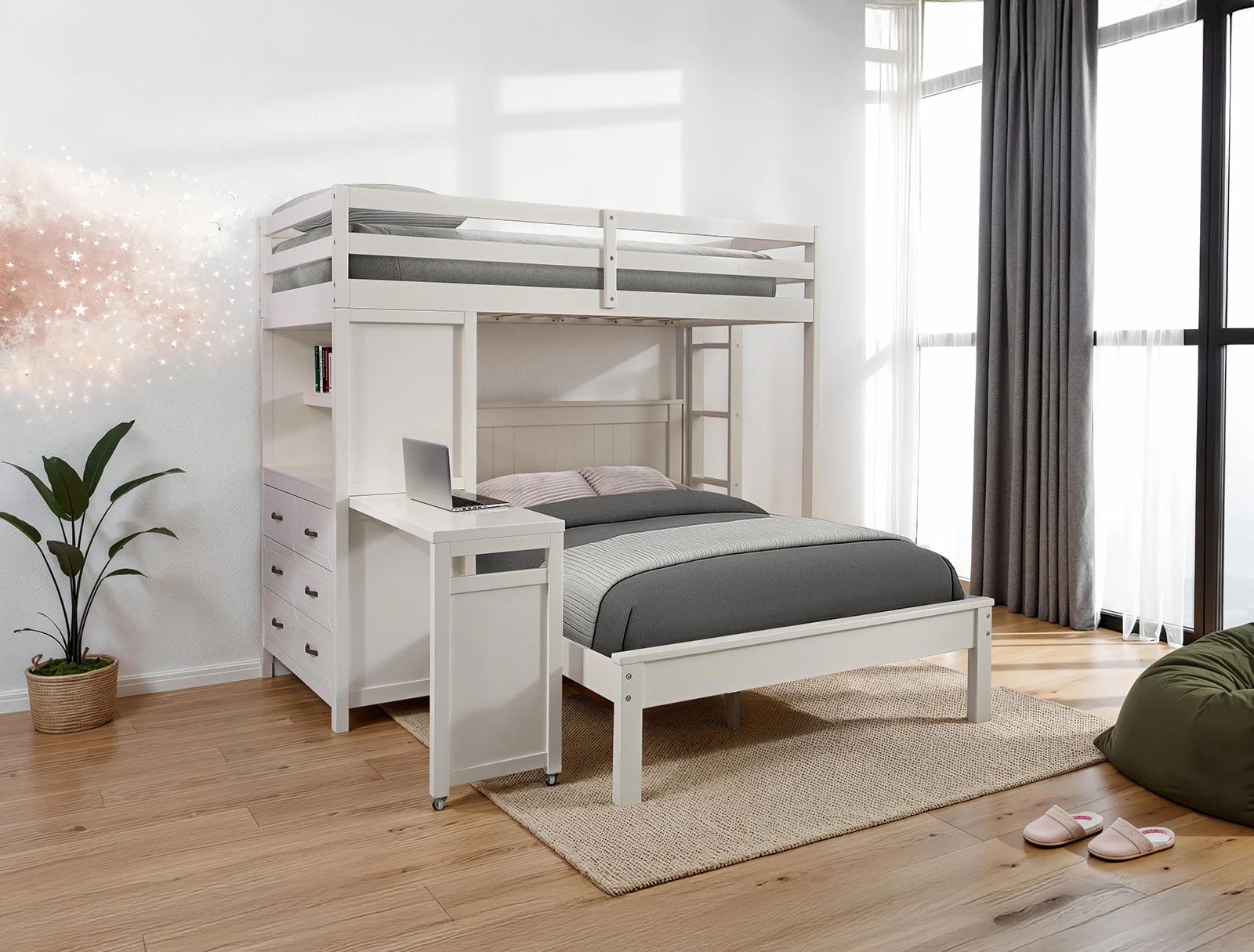 Aludra Loft Bed (Full Bed Not Included) - Image 2