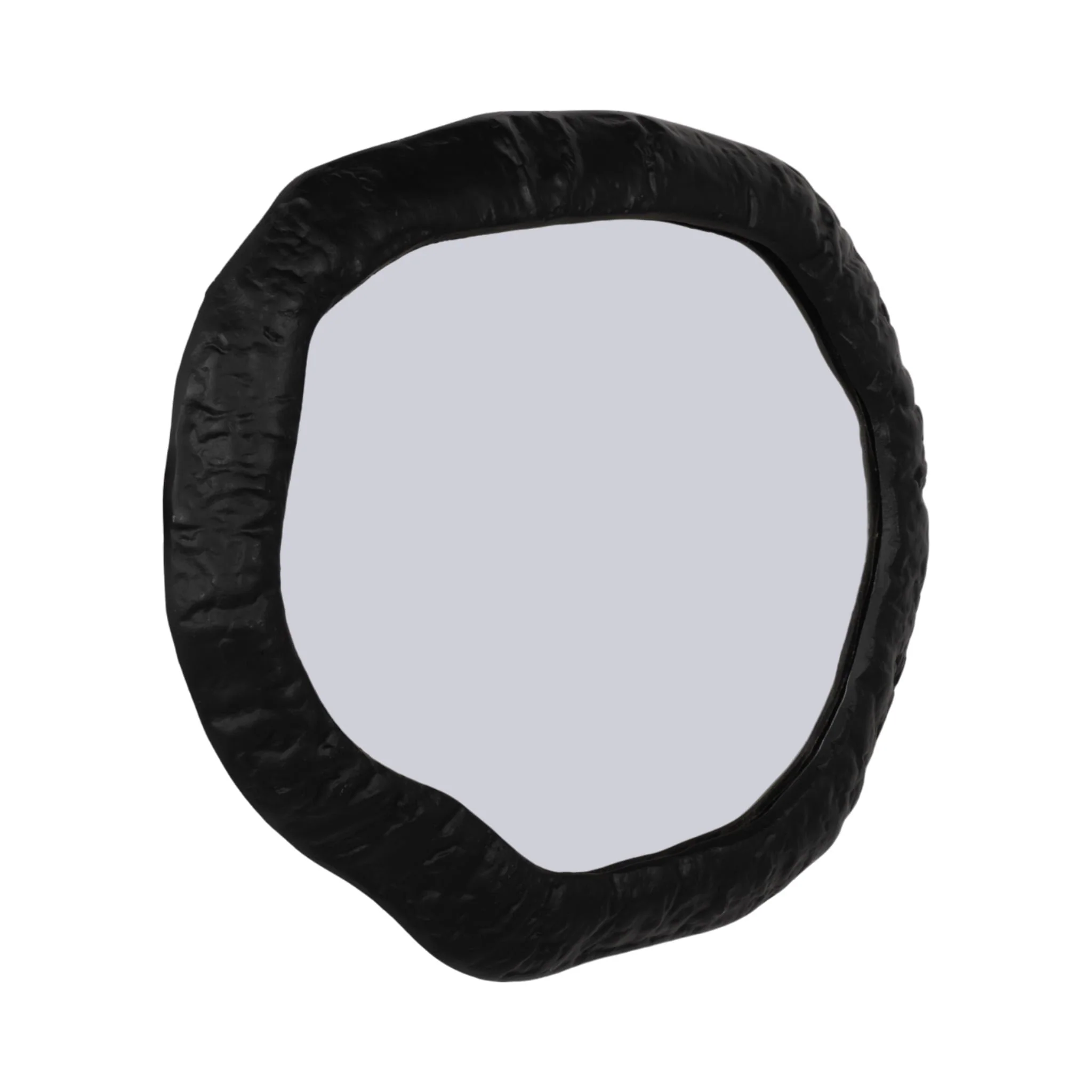 Alum,18",hammered Outlined Mirror,matte Black - Image 2