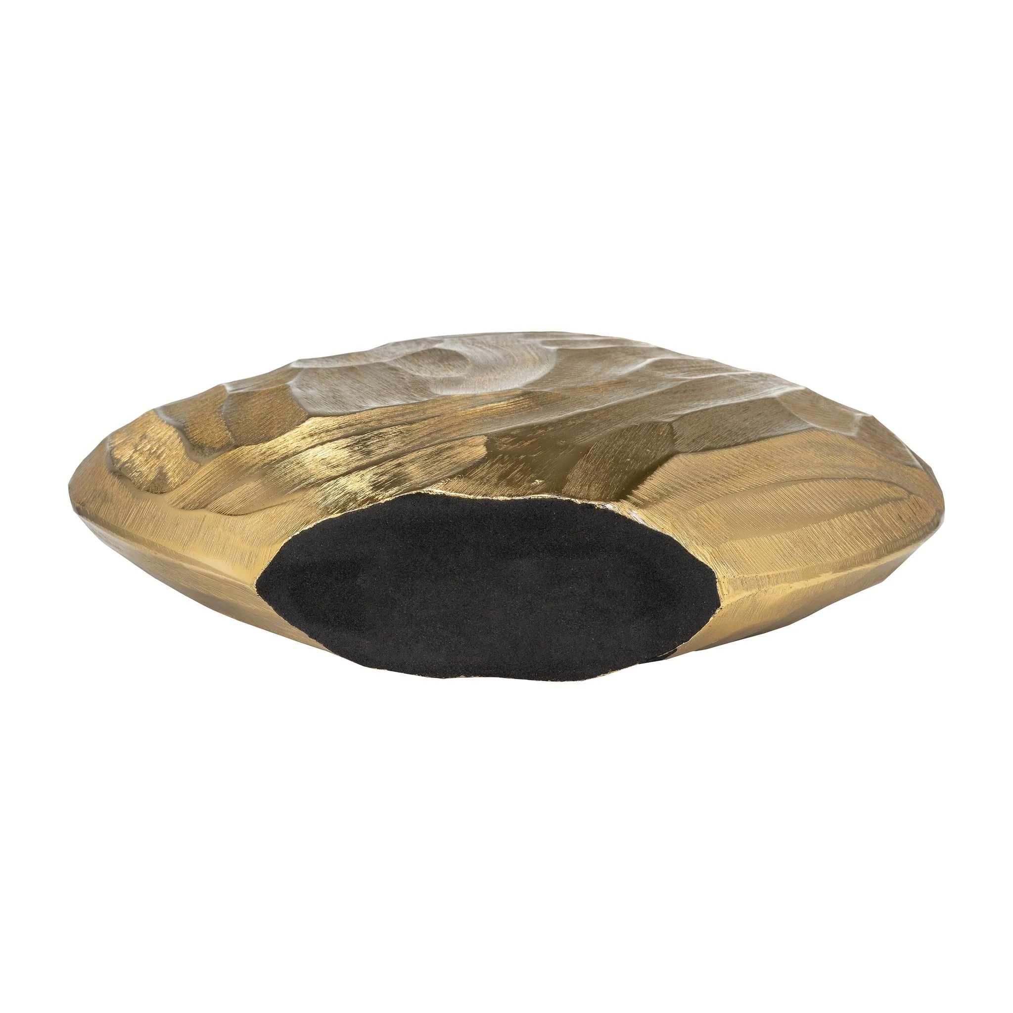 Aluminum 14"h Hammered Vase, Champagne - Image 6