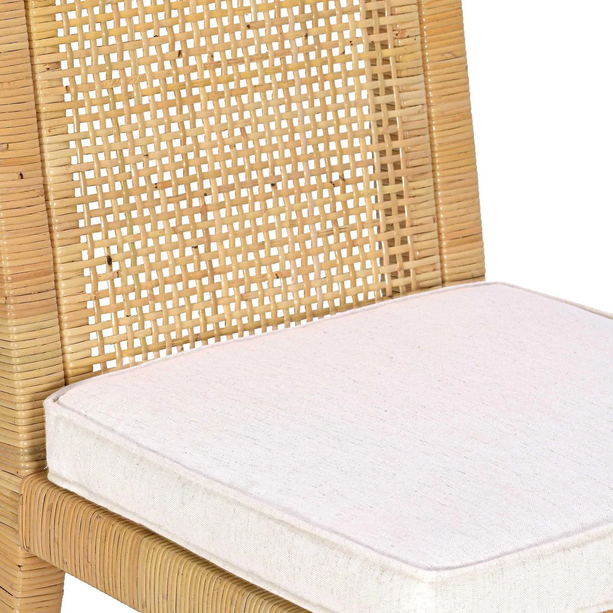 Amara Cream Linen Arched Dining Chair - Image 10