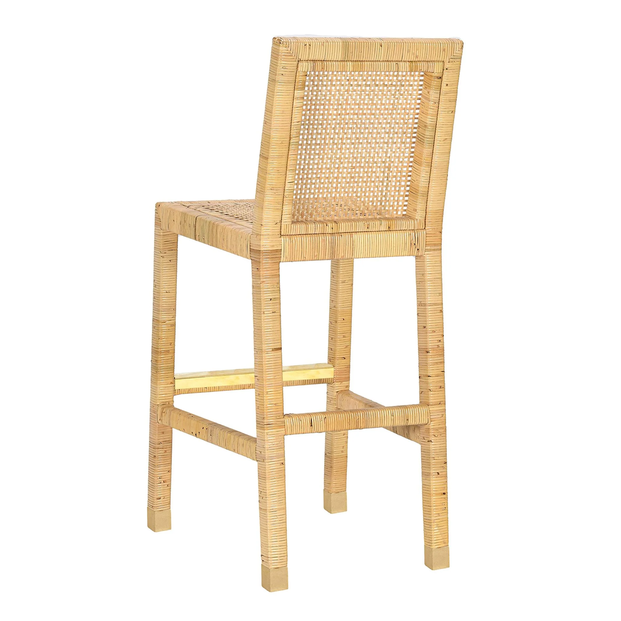 Amara Cream Linen Barstool - Image 9