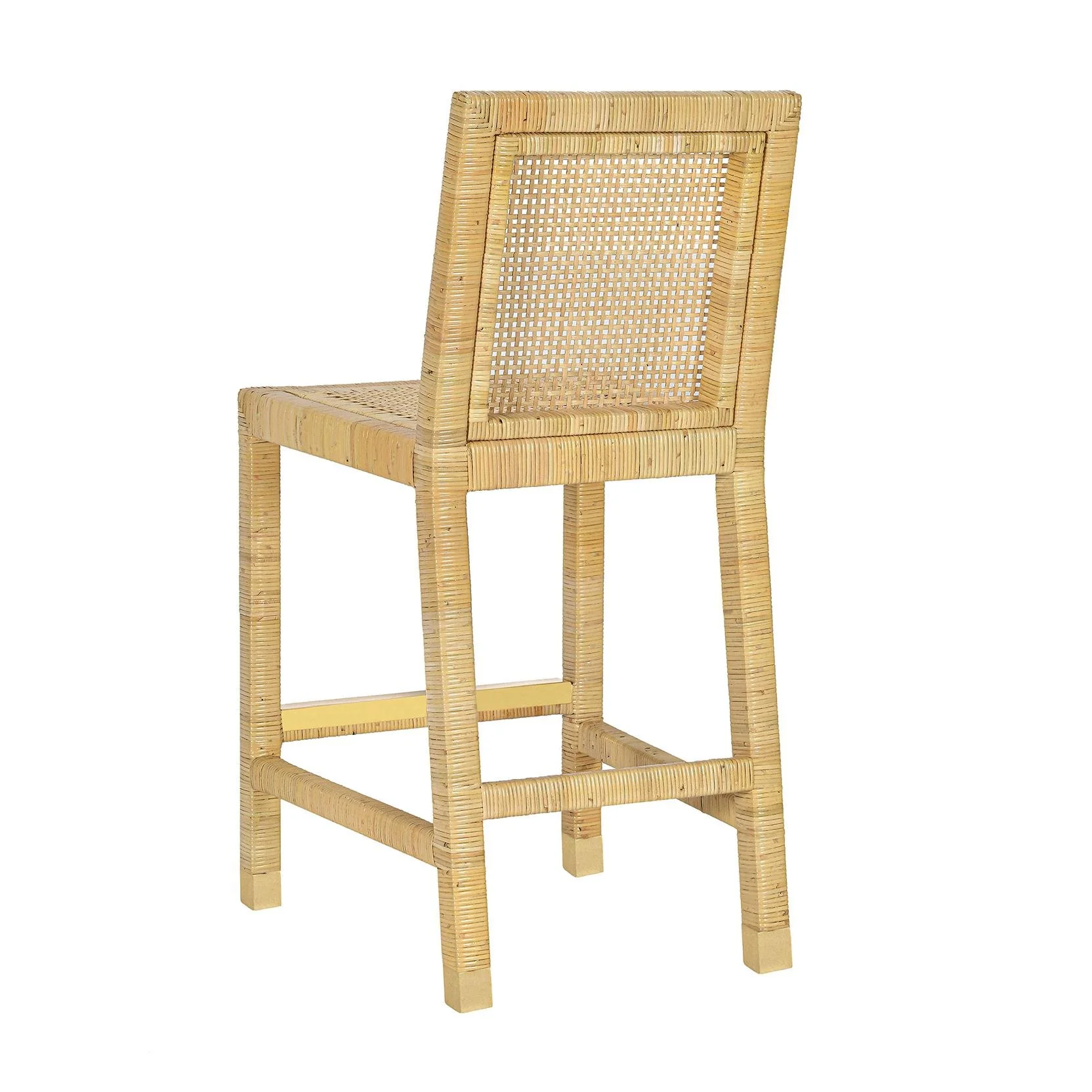 Amara Cream Linen Counter Stool - Image 9