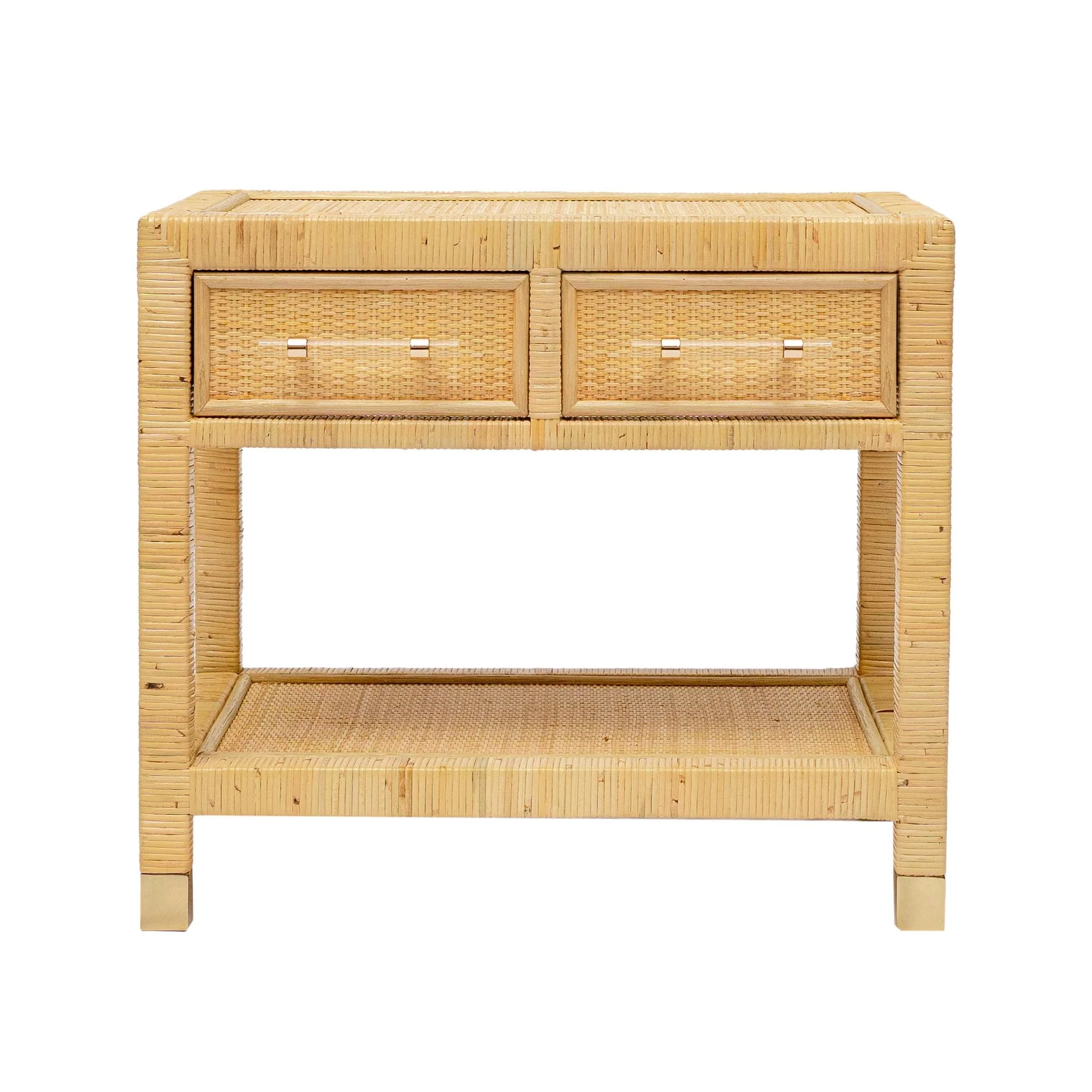 Amara Natural Rattan Nightstand - Image 3