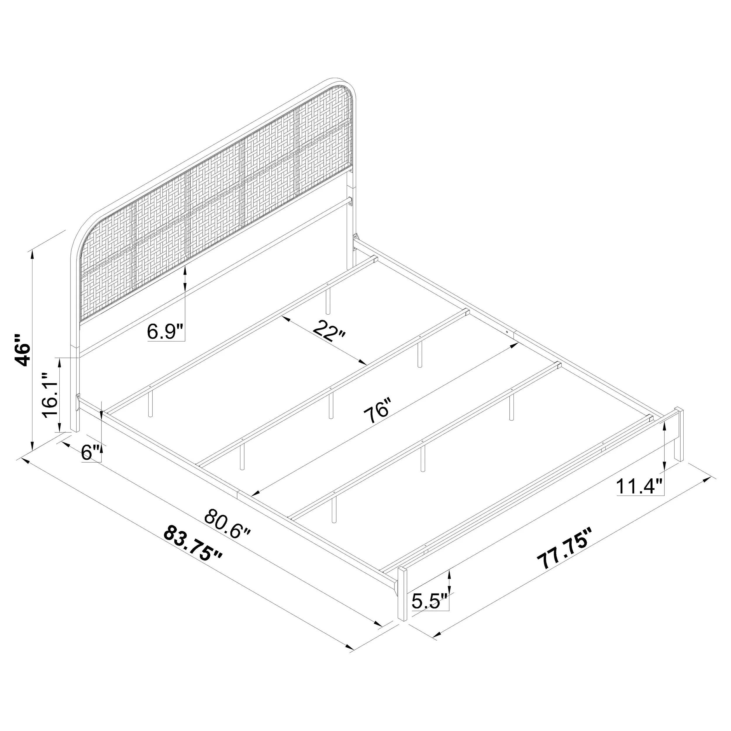 Amherst Panel Bed - Image 42