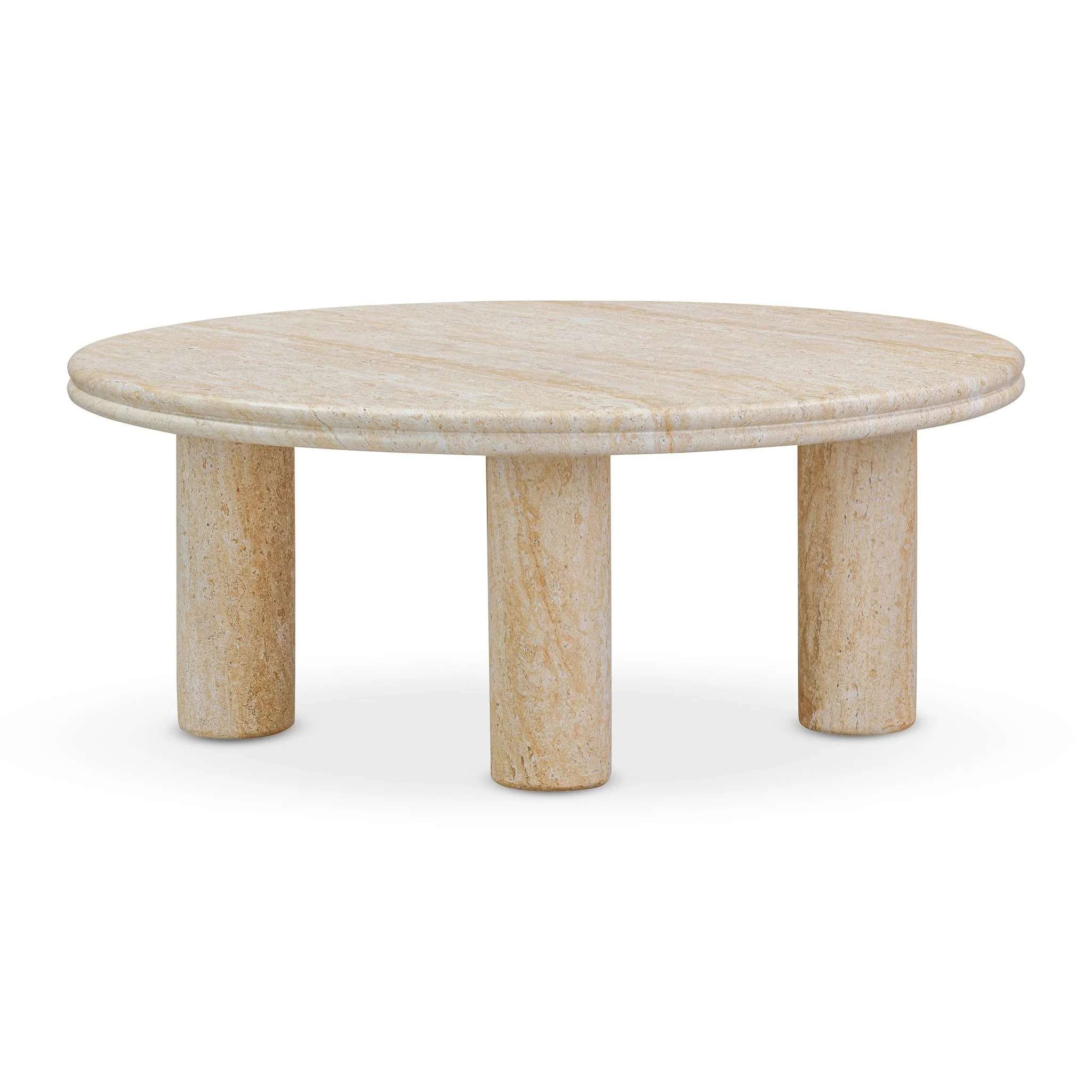 Amora Faux Travertine Indoor/Outdoor Nesting Accent Tables - Image 6