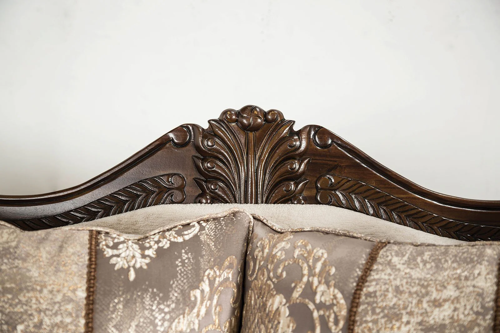 Andalusia Loveseat, Light Brown/Dark Cherry - Image 7