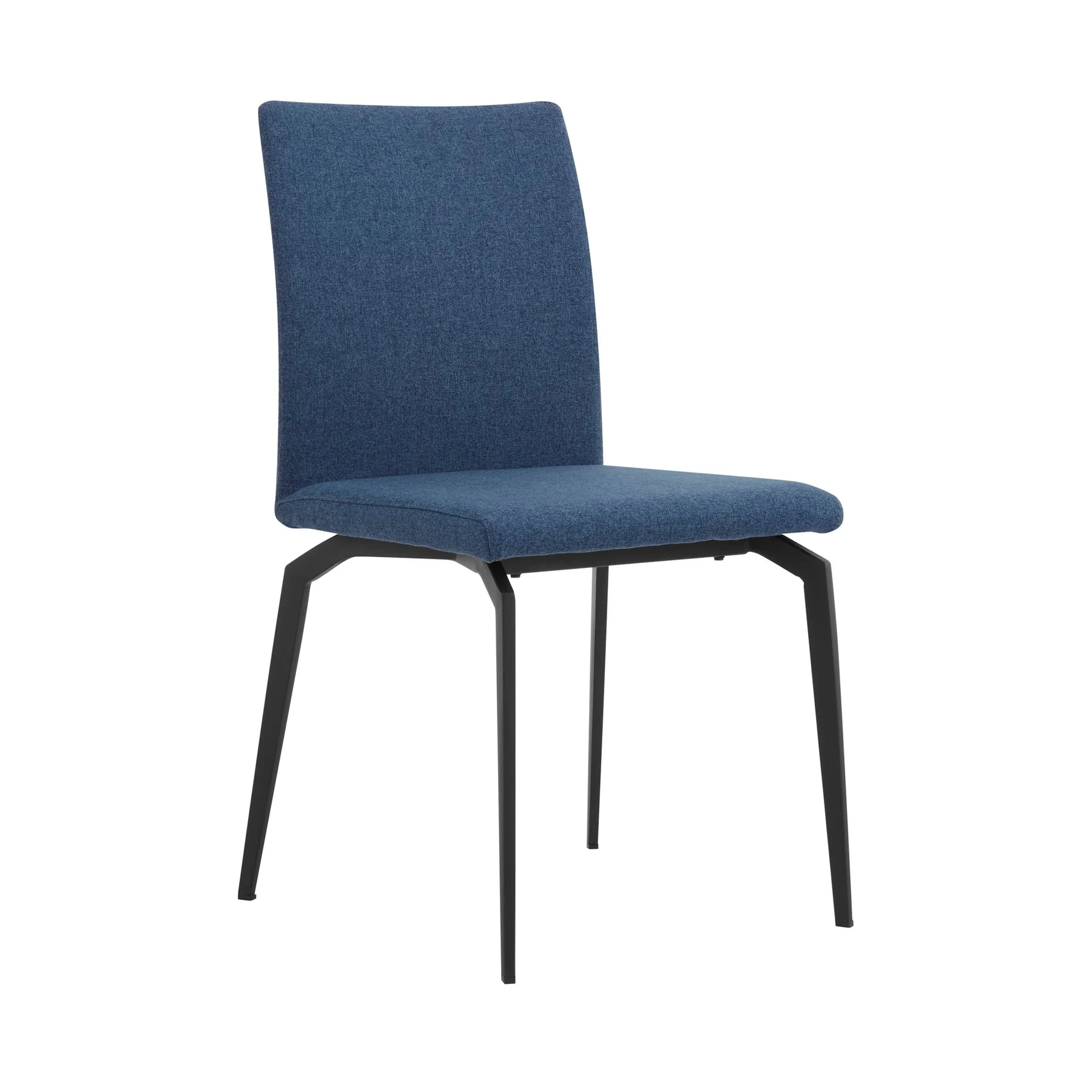 Andes and Lyon Blue Fabric 5 Piece Rectangular Dining Set - Image 2