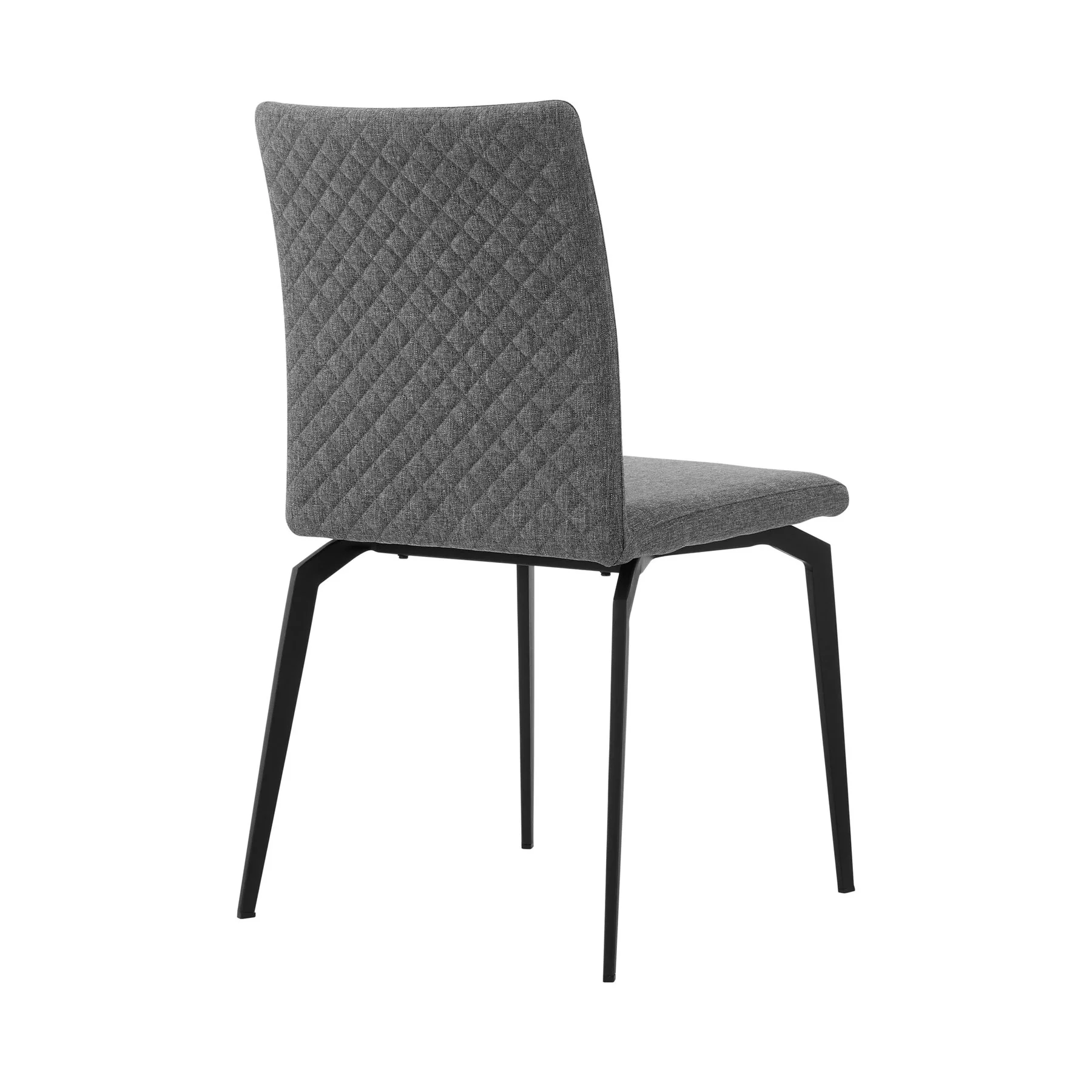 Andes and Lyon Gray Fabric 5 Piece Rectangular Dining Set - Image 3