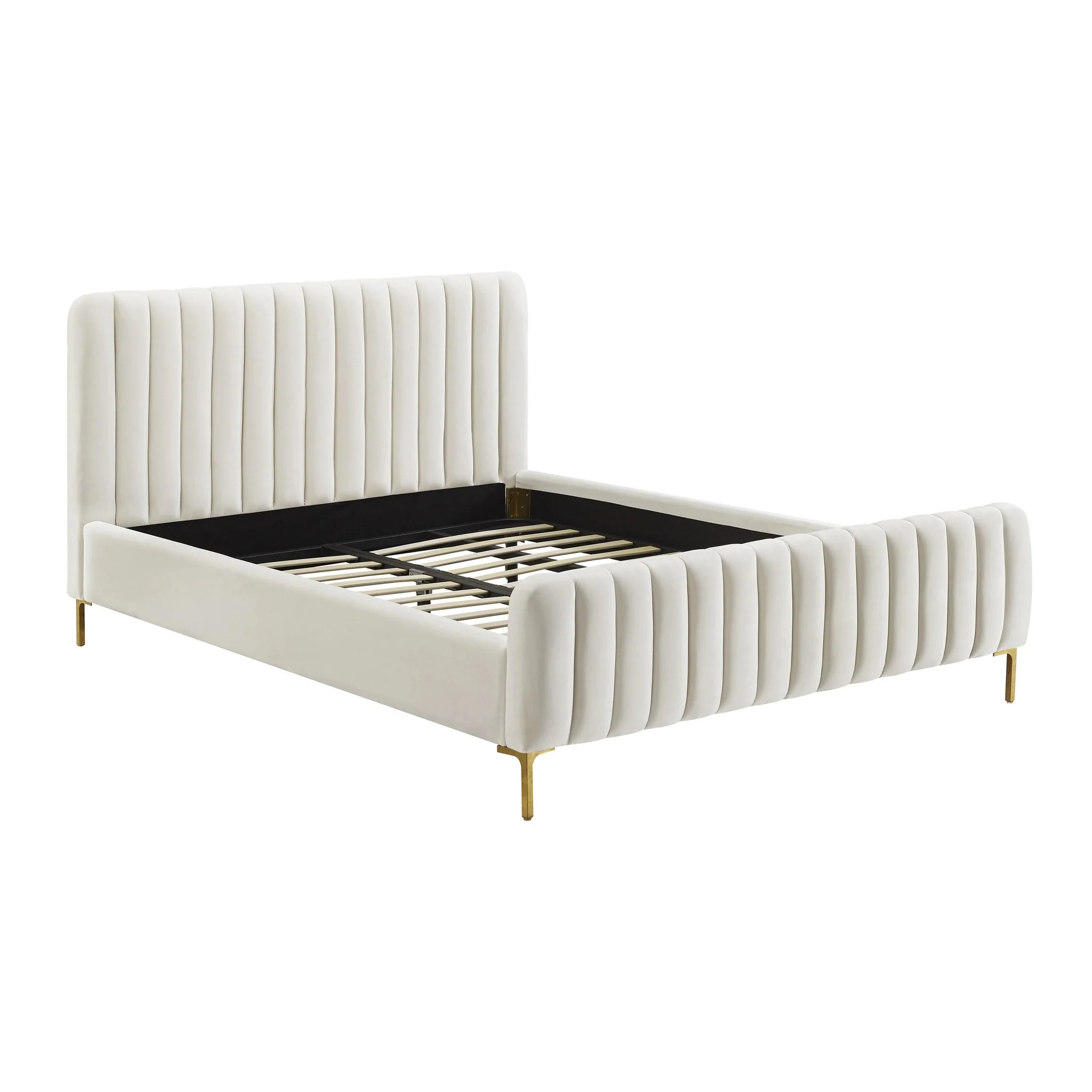 Angela Cream Bed in King - Image 4