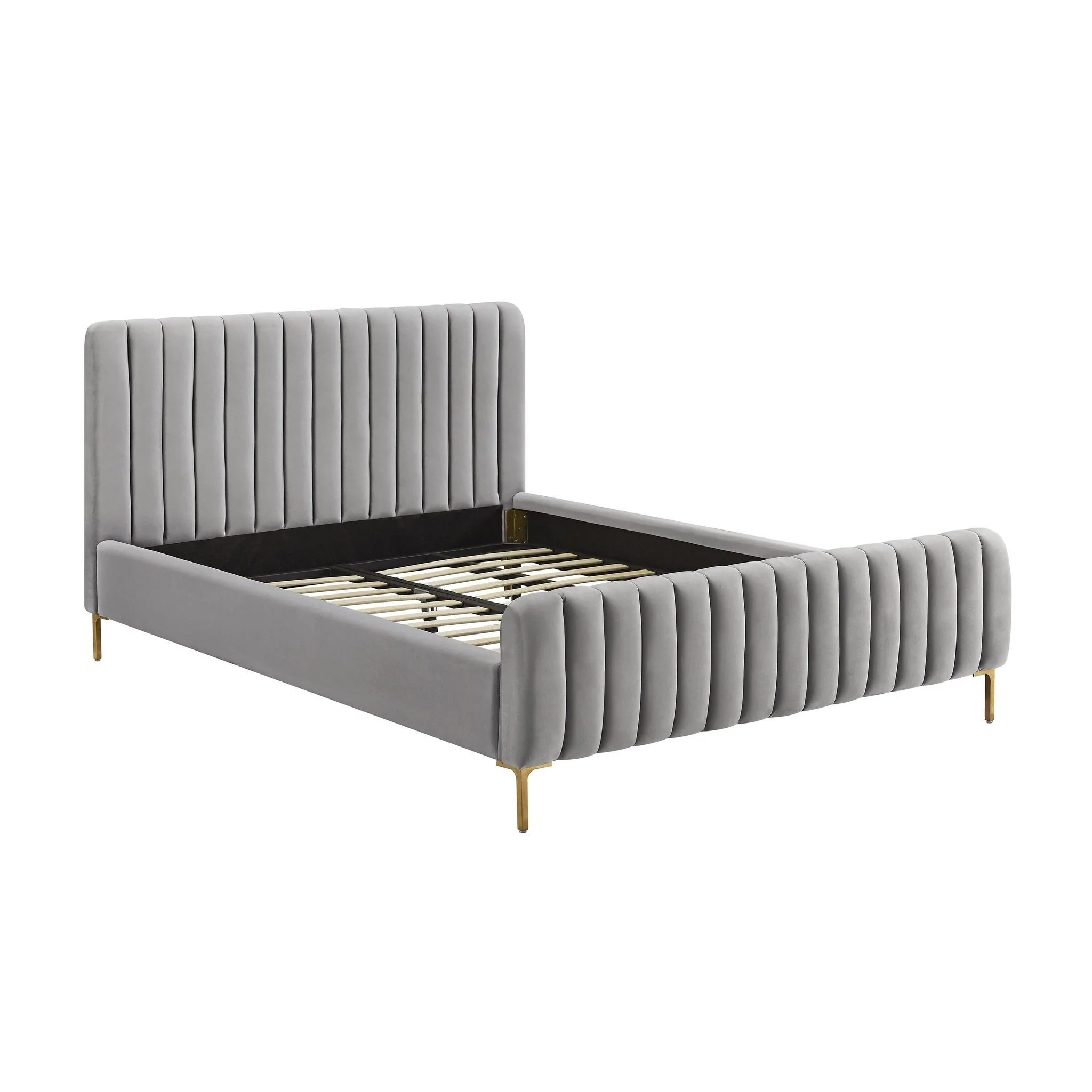 Angela Grey Bed in King - Image 4