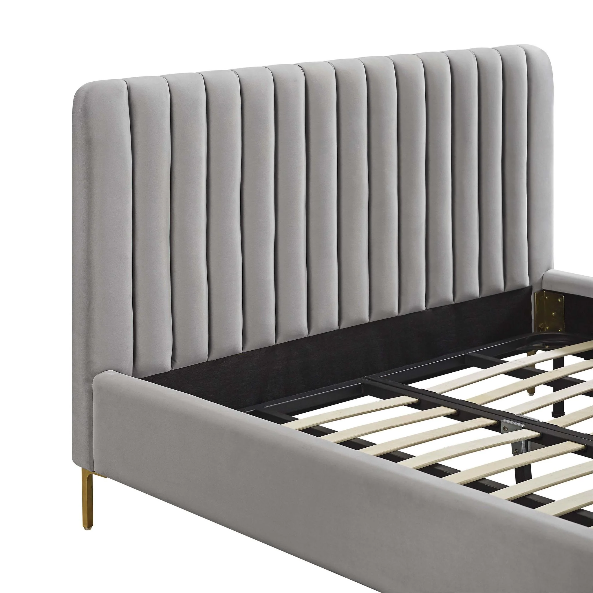 Angela Grey Bed in King - Image 5