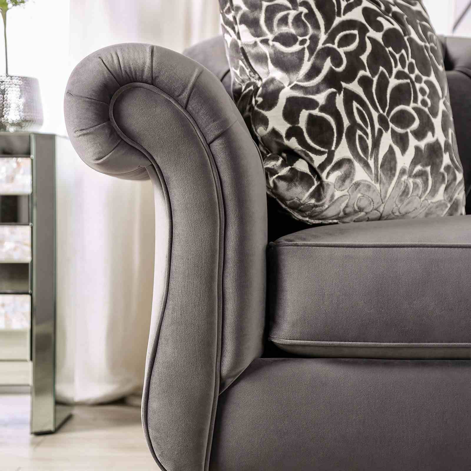 Antoinette Sofa, Gray - Image 6