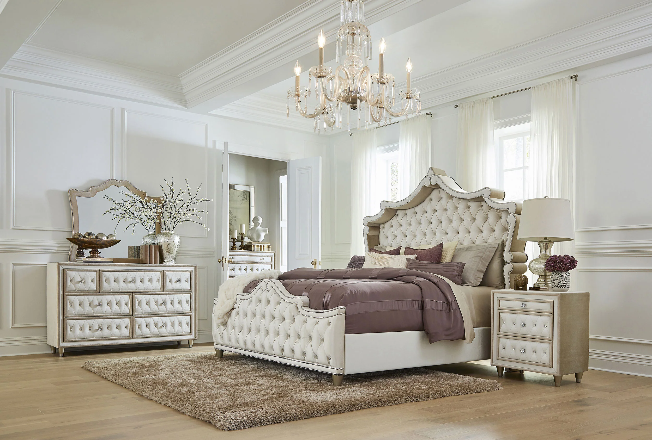 Antonella Panel Bed - Image 10