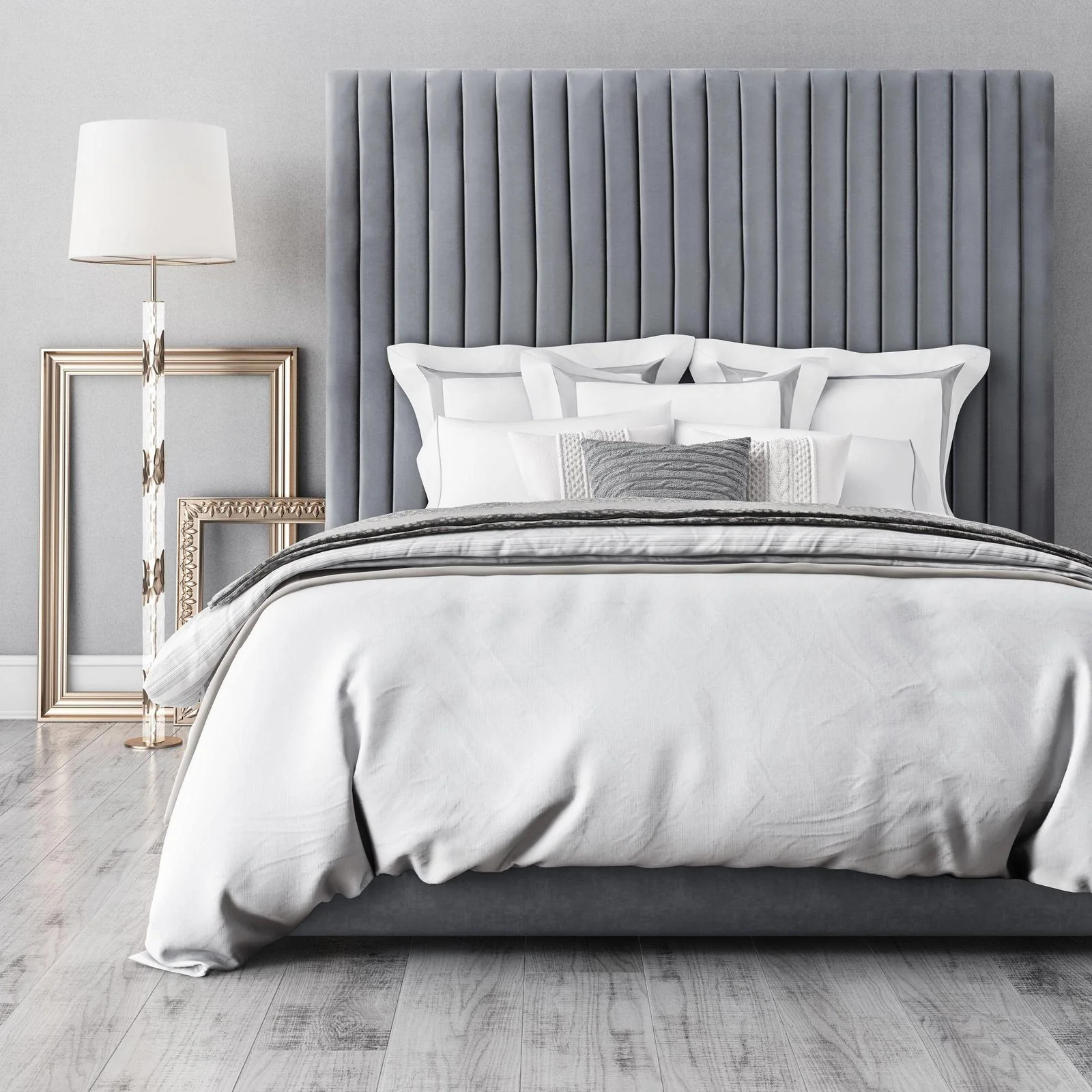 Arabelle Grey Bed in King - Image 2