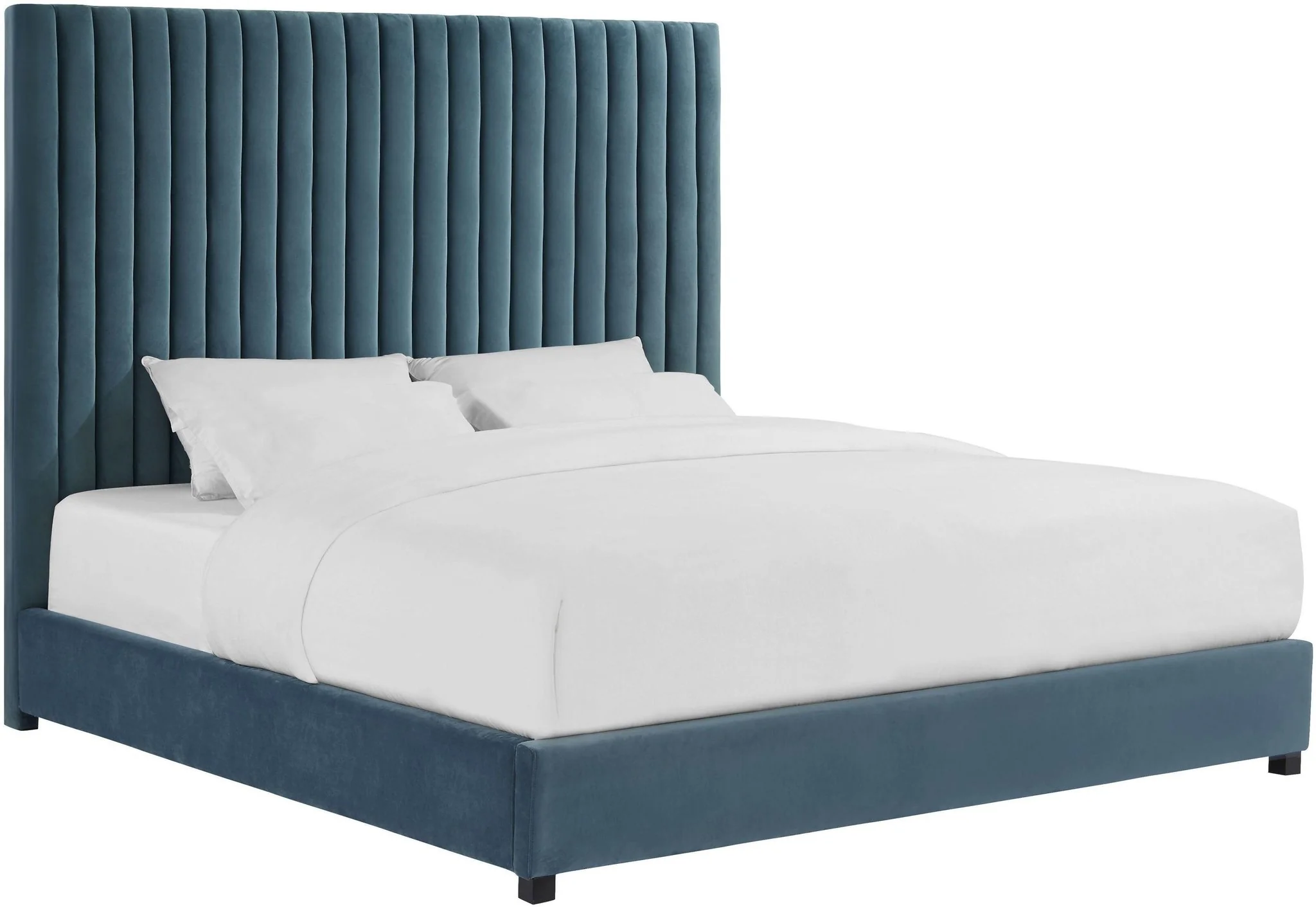 Arabelle Sea Blue Bed in Queen - Image 2