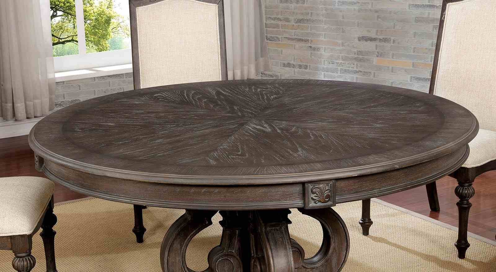 Arcadia Round Dining Table, Rustic Natural - Image 3