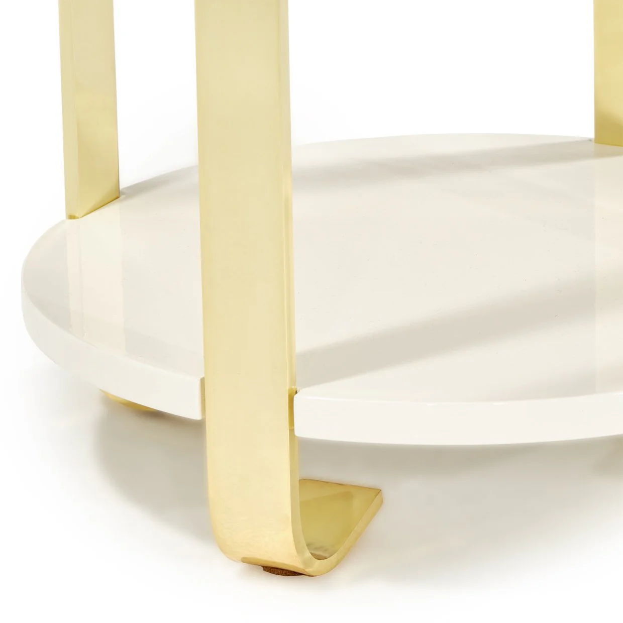 Ariana Chairside Table - Gold - Image 4