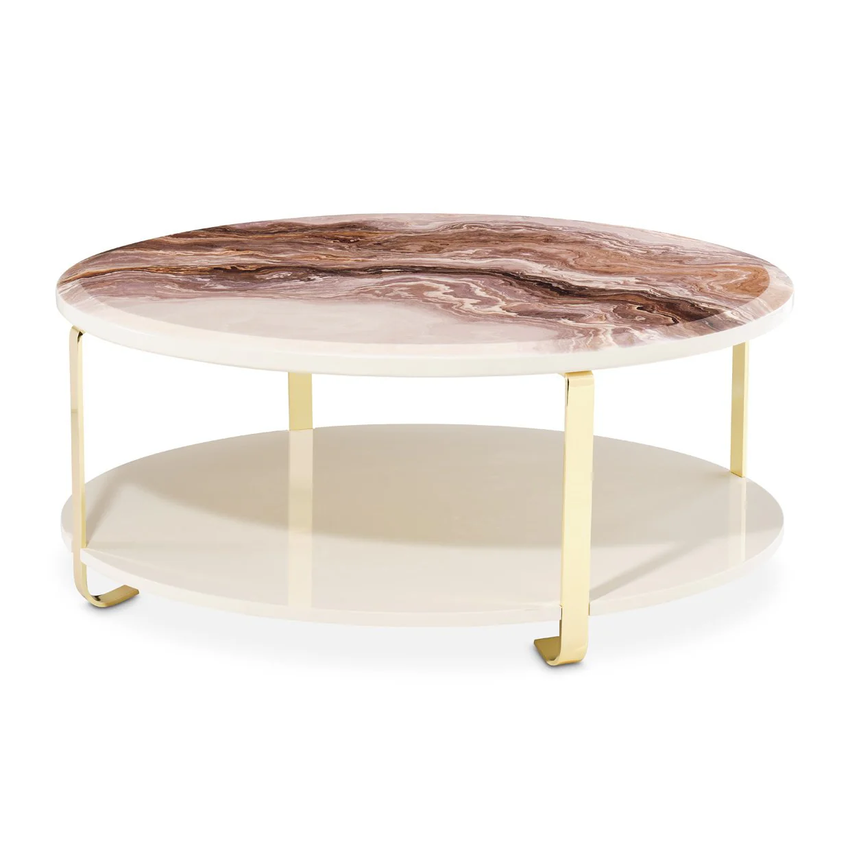 Ariana Cocktail Table - Gold - Image 5