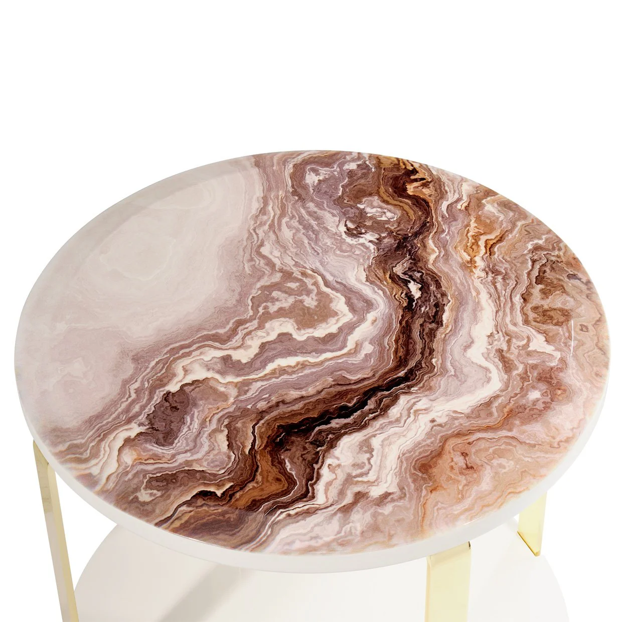 Ariana End Table - Gold - Image 2