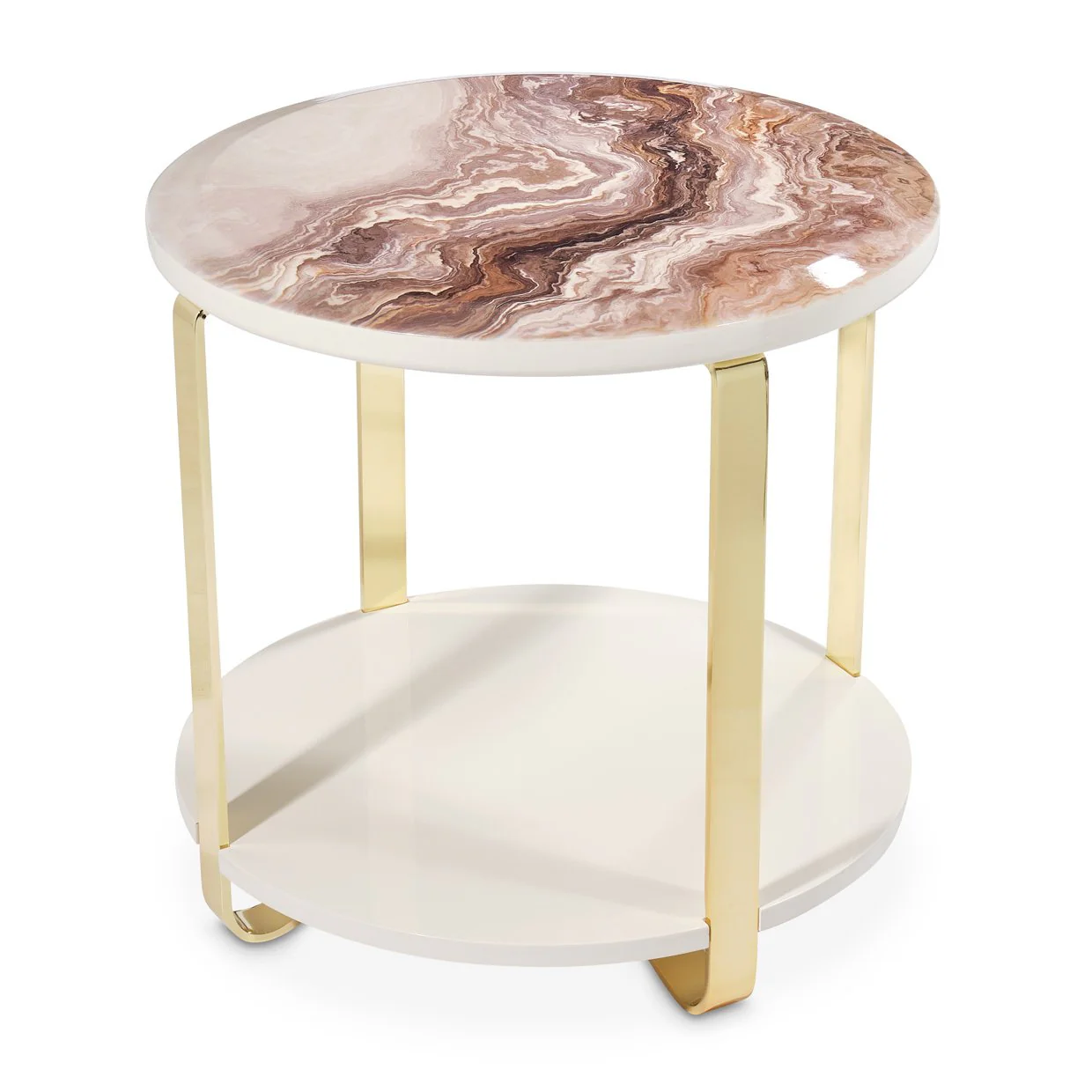 Ariana End Table - Gold - Image 5