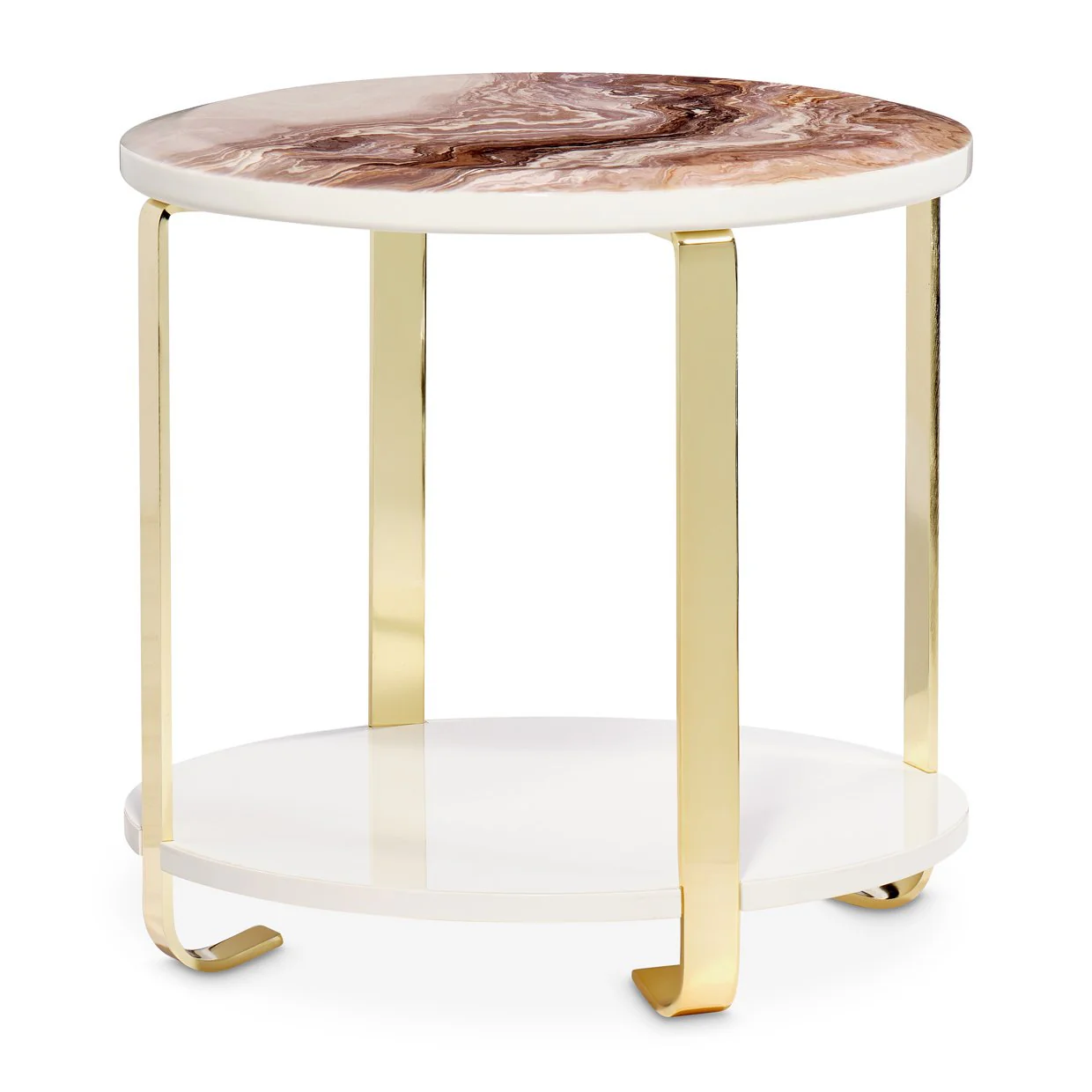 Ariana End Table - Gold - Image 6