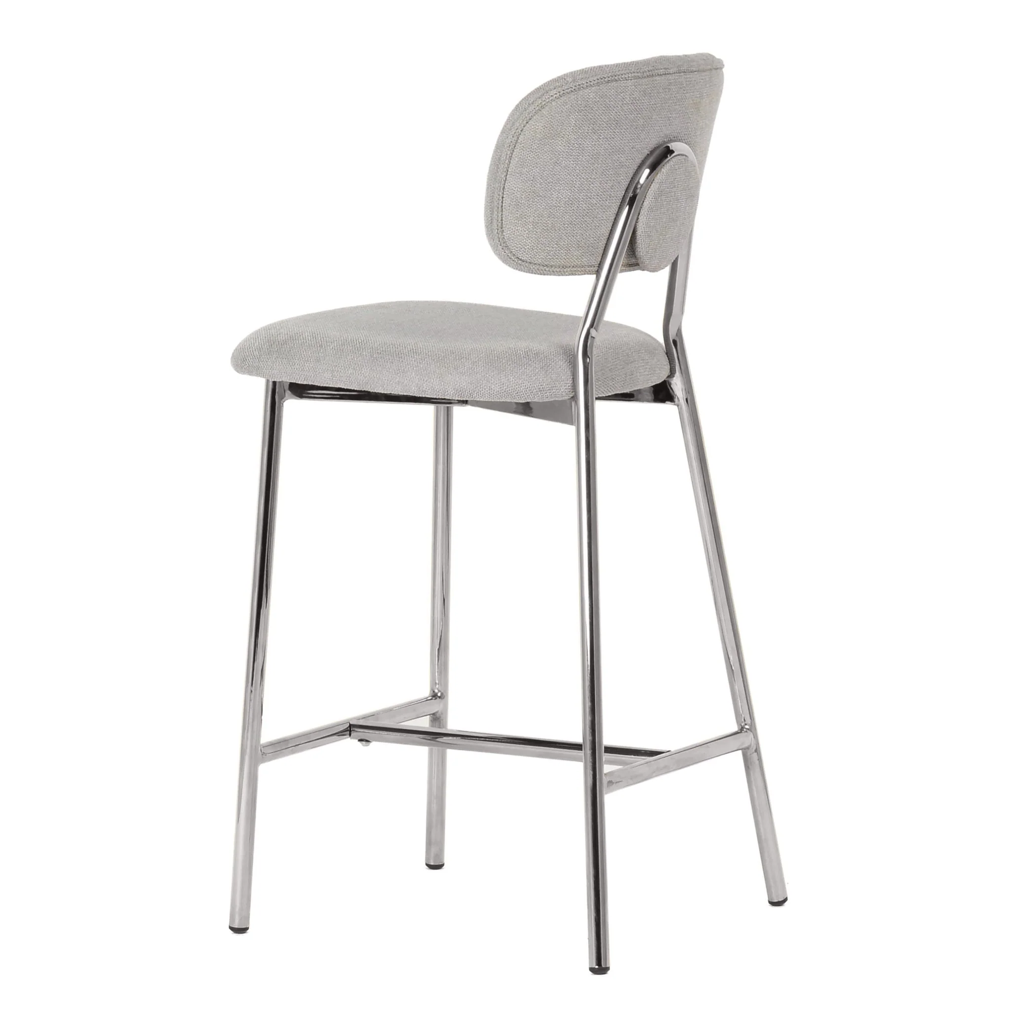 Ariana Grey Counter Stool - Silver Legs (Set of 2) - Image 6