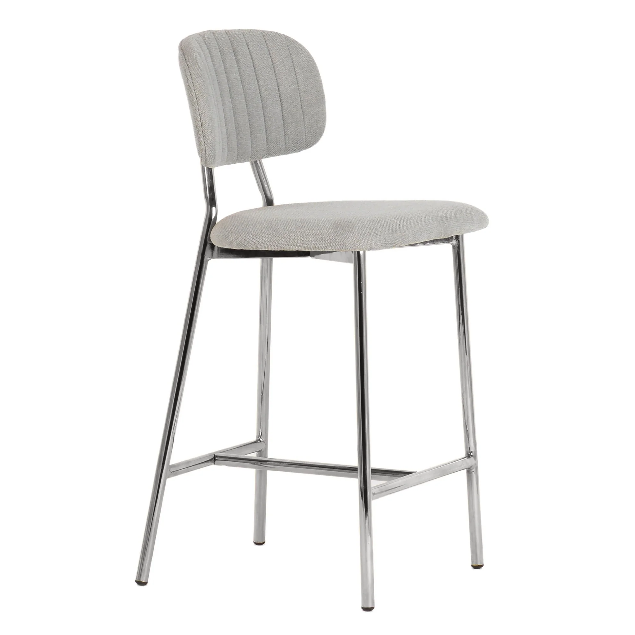 Ariana Grey Counter Stool - Silver Legs (Set of 2) - Image 8