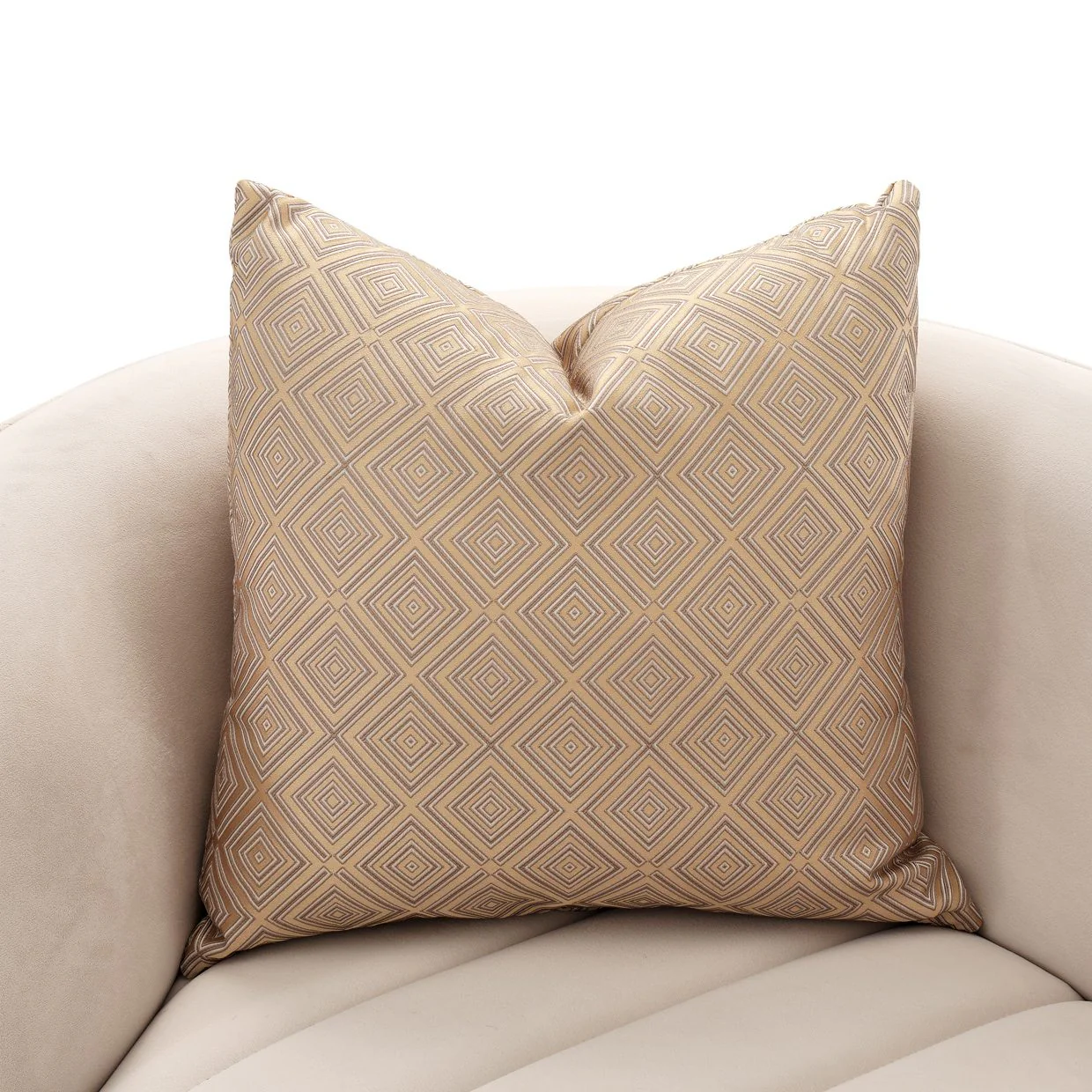 Ariana Loveseat - Beige/Gold - Image 11