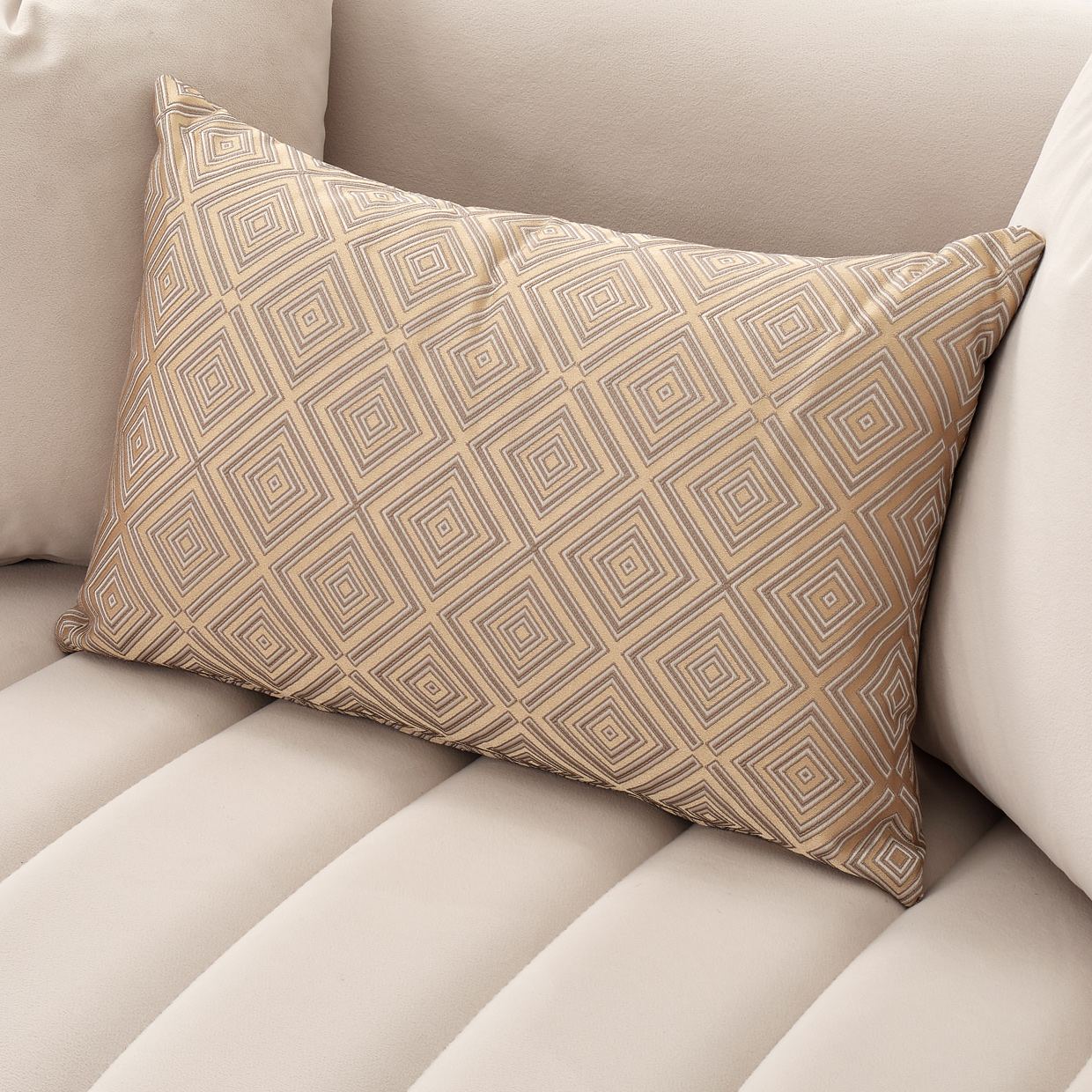 Ariana Loveseat - Beige/Gold - Image 12
