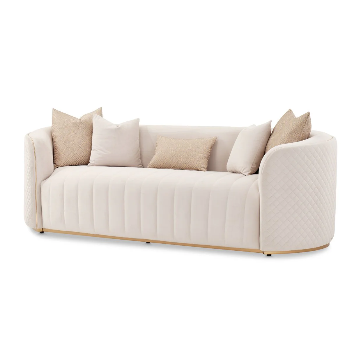 Ariana Sofa - Beige/Gold - Image 17