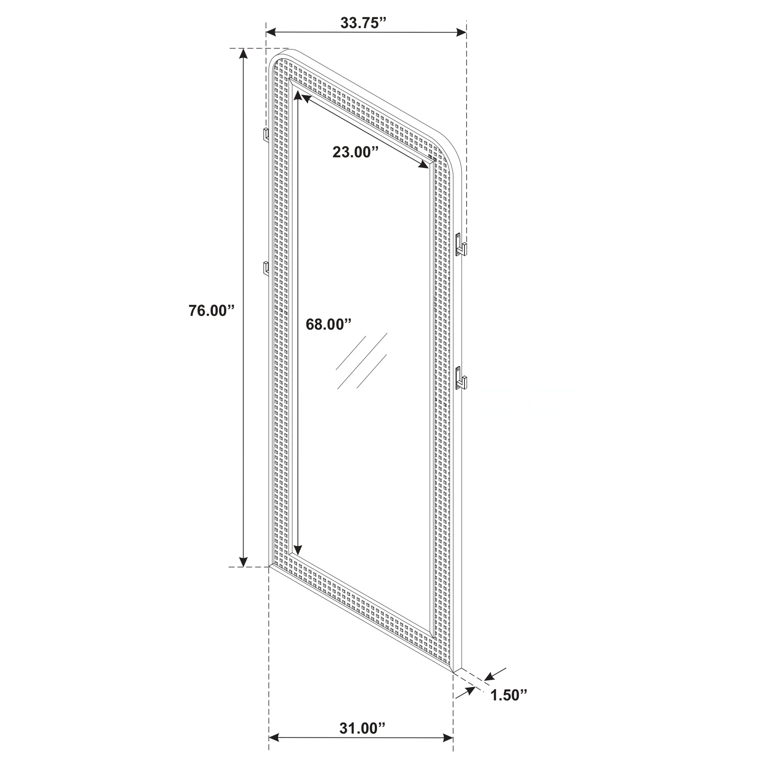 Arini Floor Mirror - Image 14