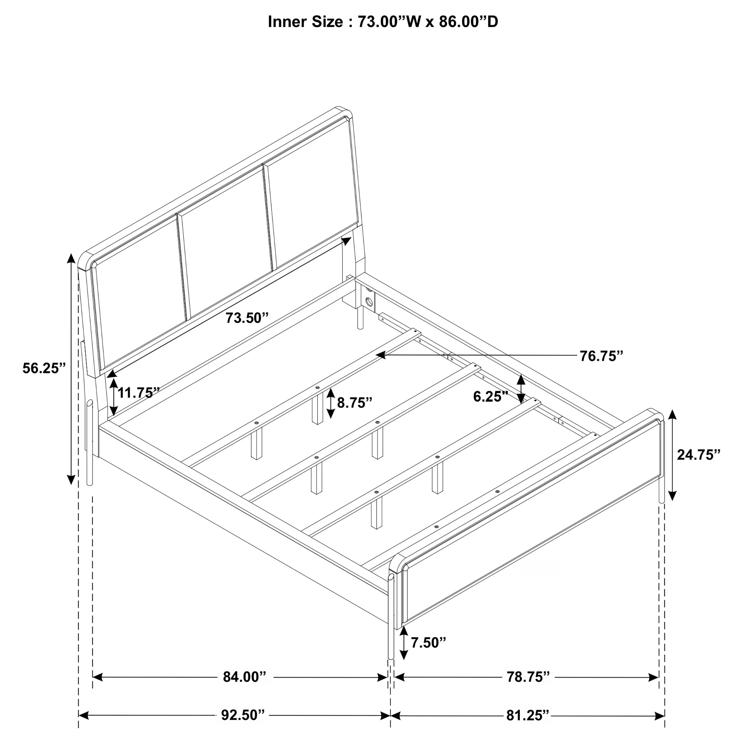 Arini Panel Bed - Image 124