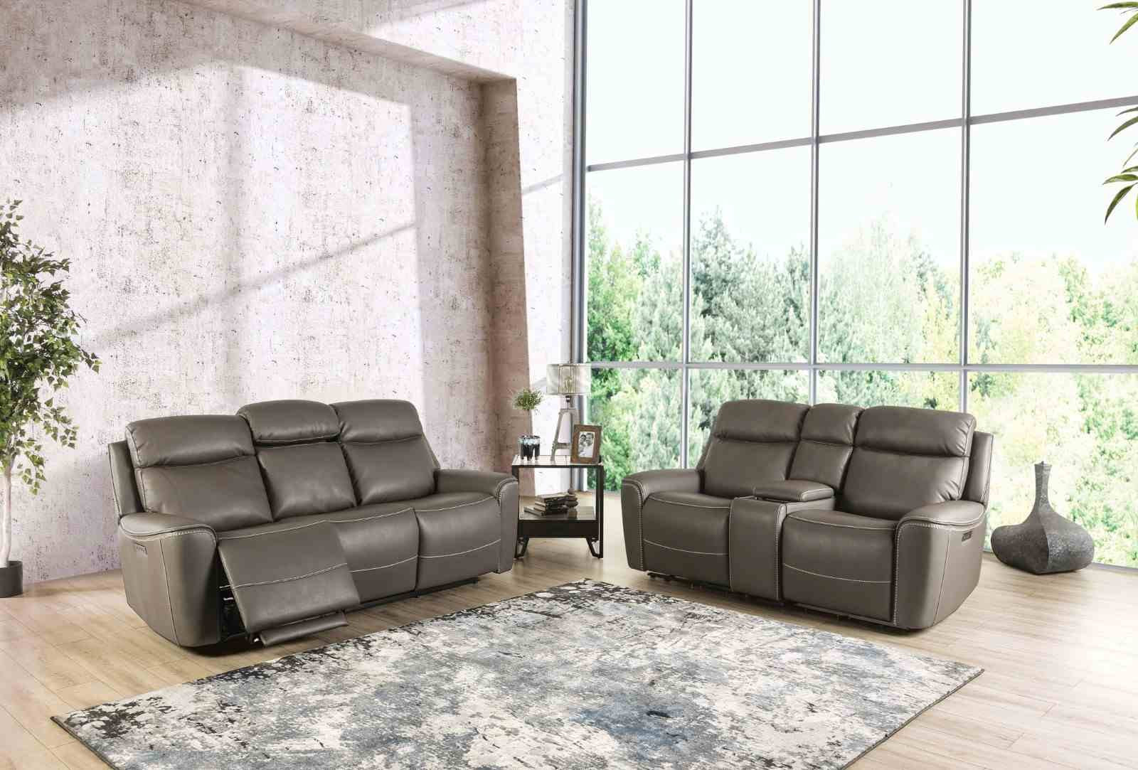 Artemia Power Loveseat, Gray - Image 2