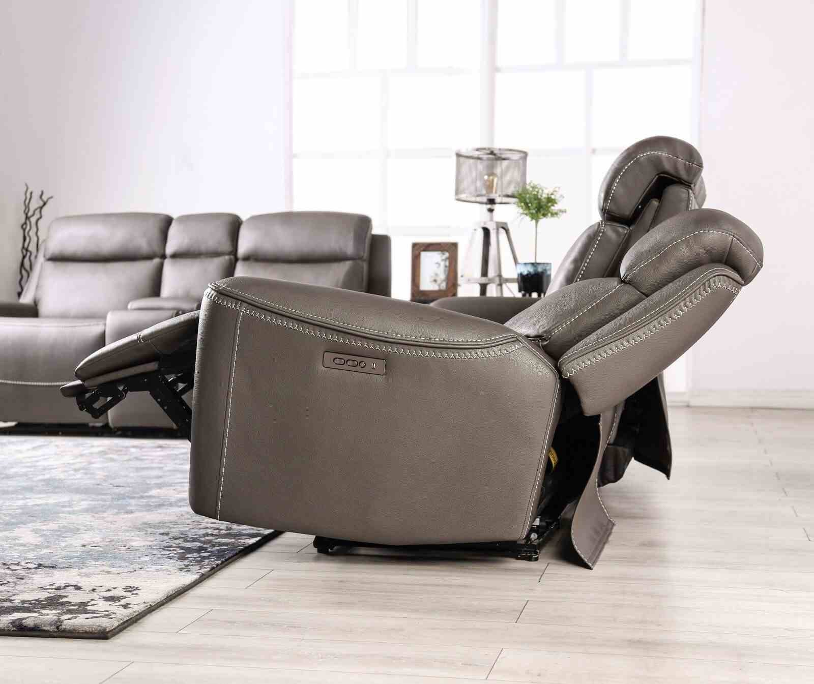 Artemia Power Loveseat, Gray - Image 5