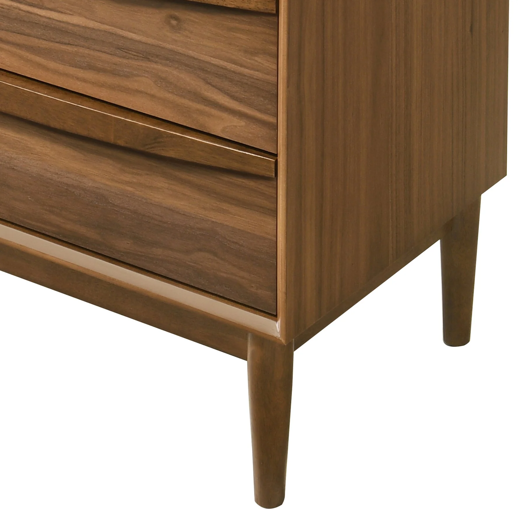 Artemio King 4 Piece Wood Bedroom Set in Walnut Finish - Image 11