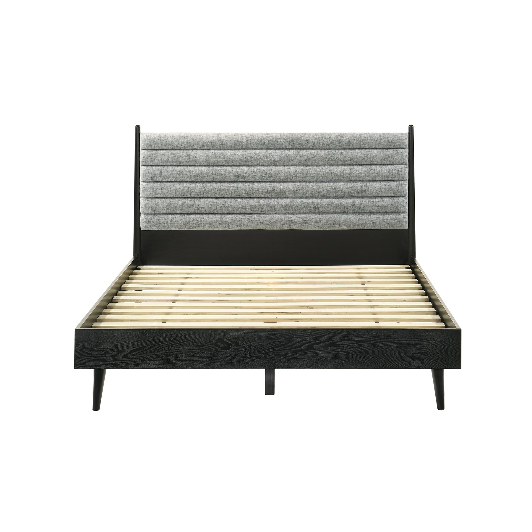 Artemio Queen 3 Piece Wood Bedroom Set in Black Finish - Image 3