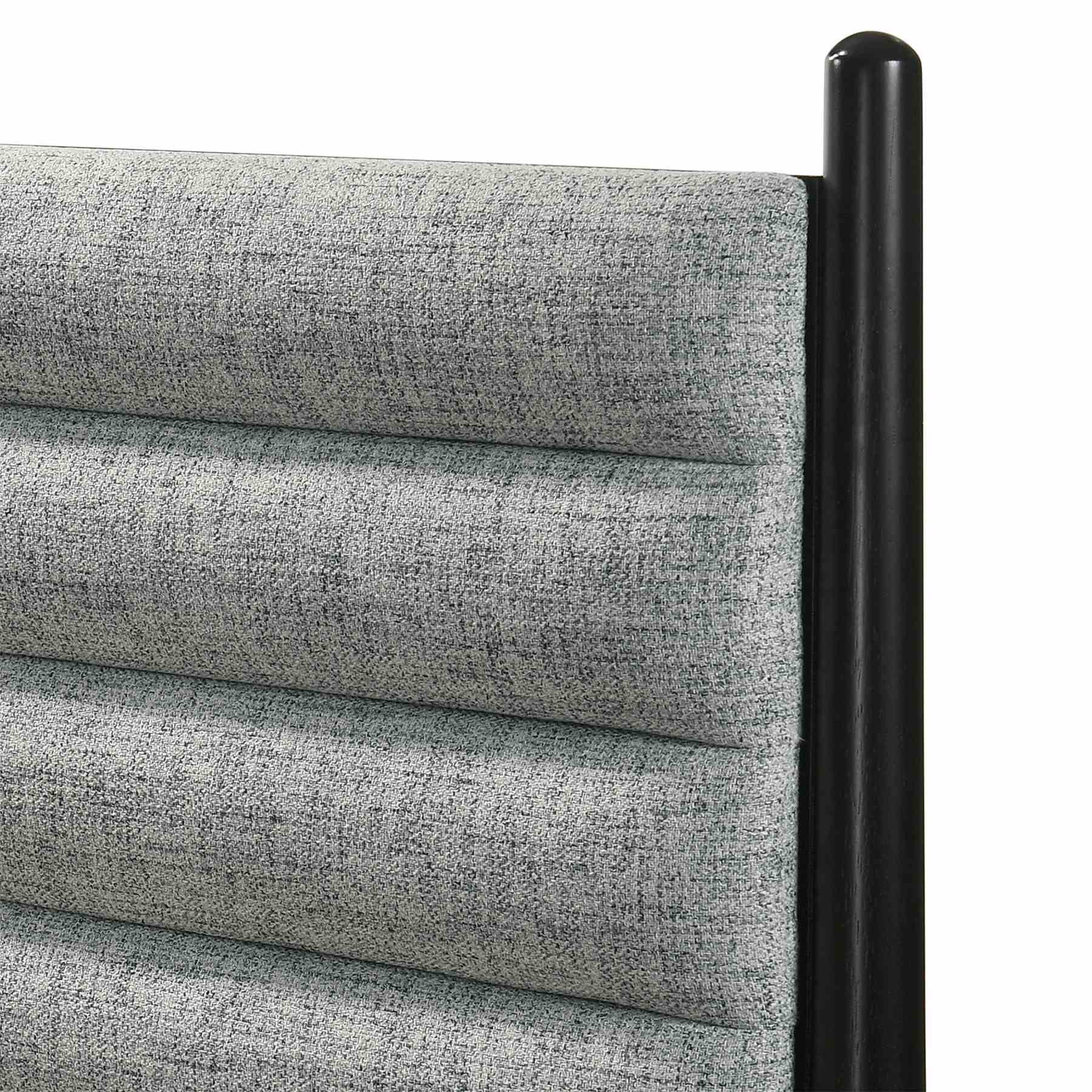 Artemio Queen Platform Wood Bed Frame in Black Finish - Image 7