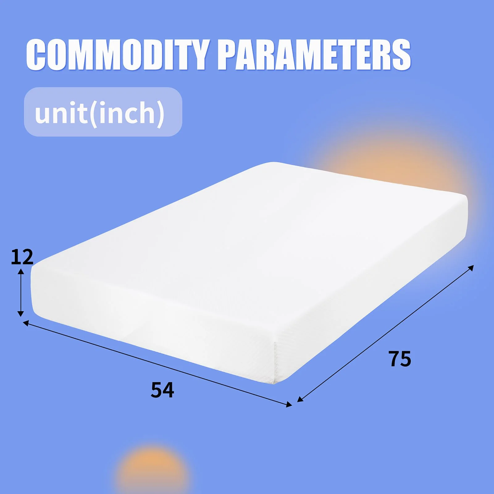 Artemisia 12" Full Memory Foam Mattress (Roll-In-Box) - Image 5