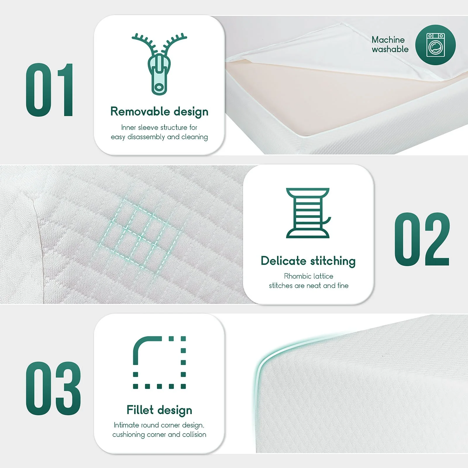 Artemisia 6" Full Memory Foam Mattress (Roll-In-Box) - Image 4