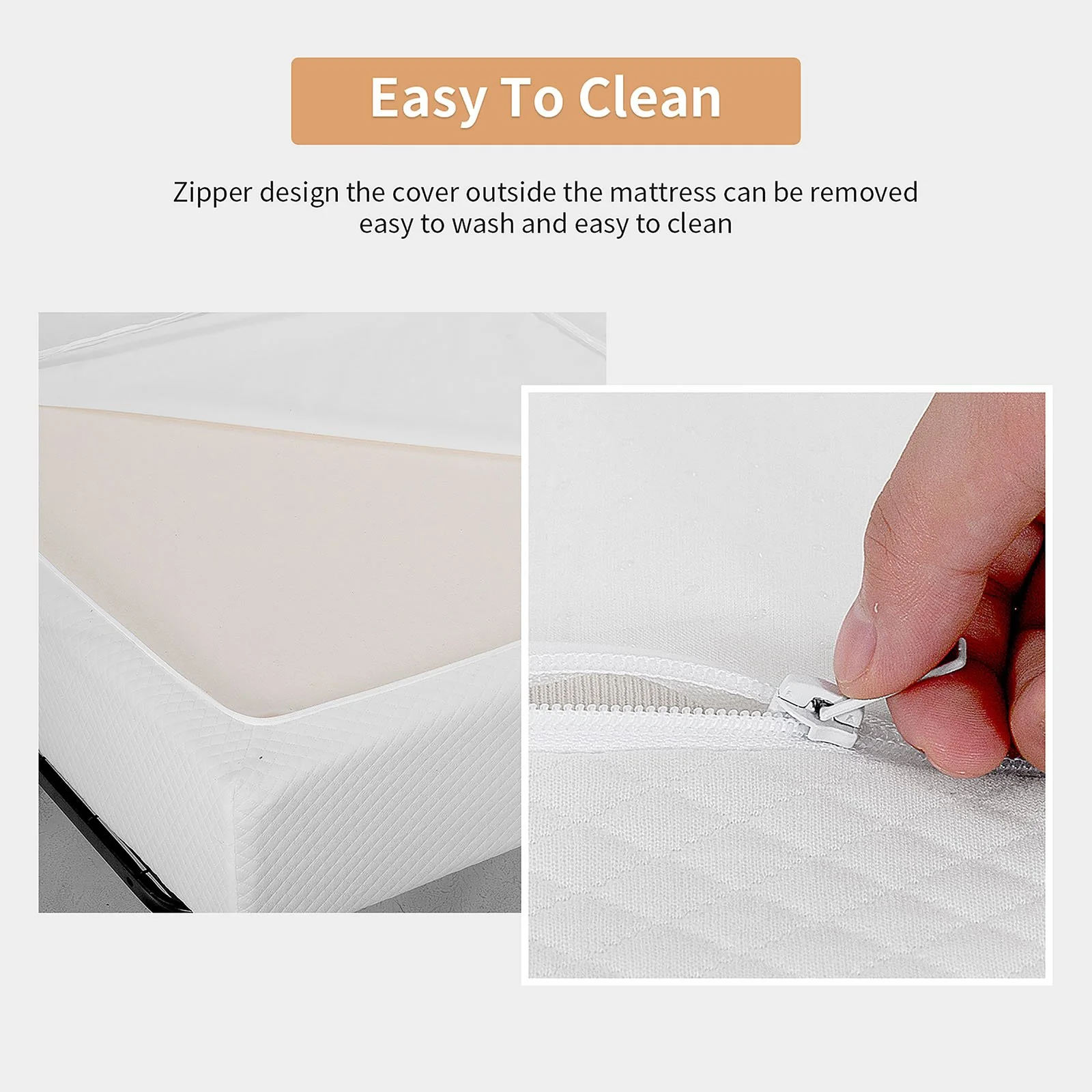 Artemisia 8" E.King Memory Foam Mattress (Roll-In-Box) - Image 4