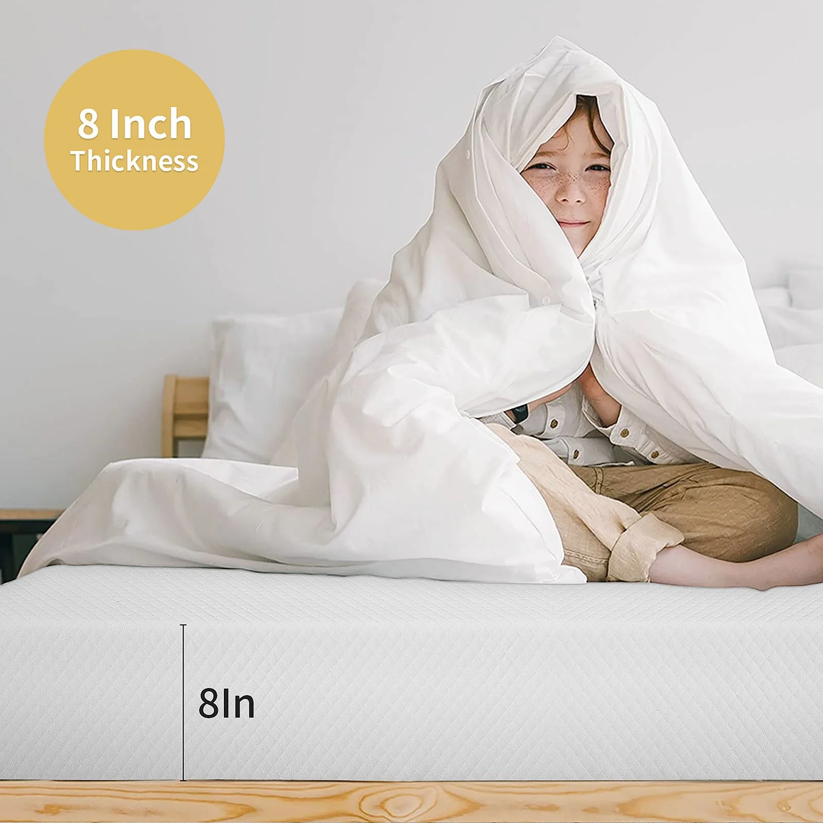 Artemisia 8" Twin Memory Foam Mattress (Roll-In-Box) - Image 7