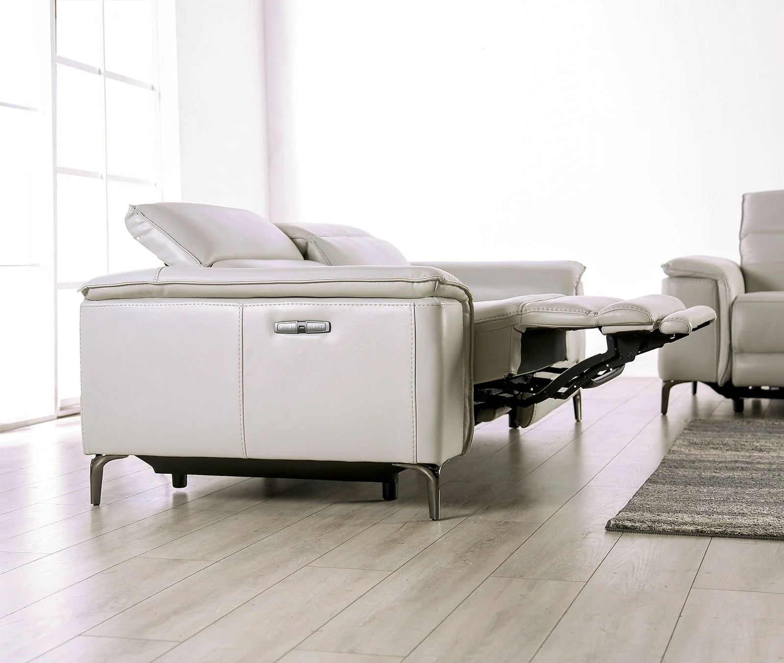 Ascona Power Sofa + Loveseat - Image 7