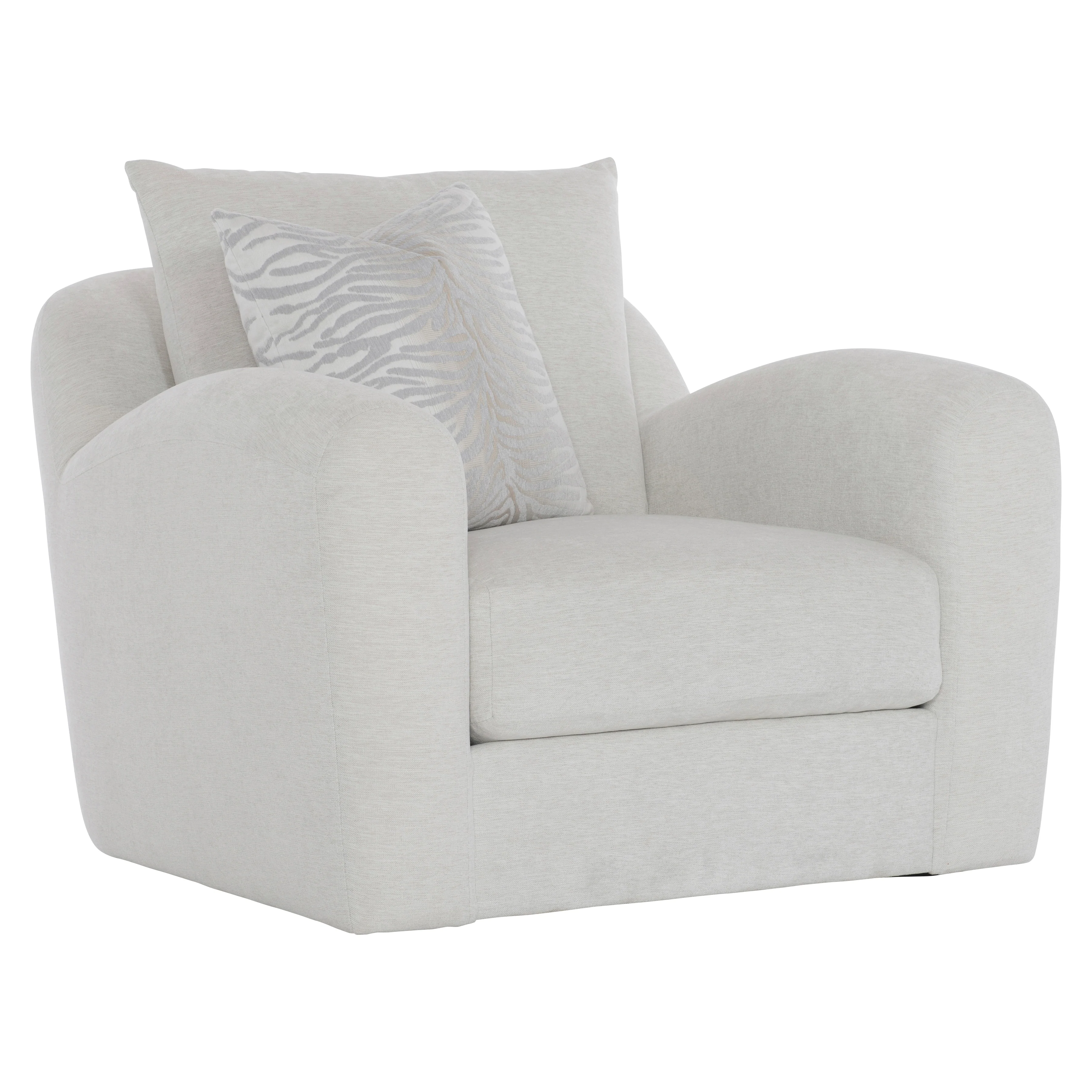 Asher Fabric Swivel Chair - Image 15