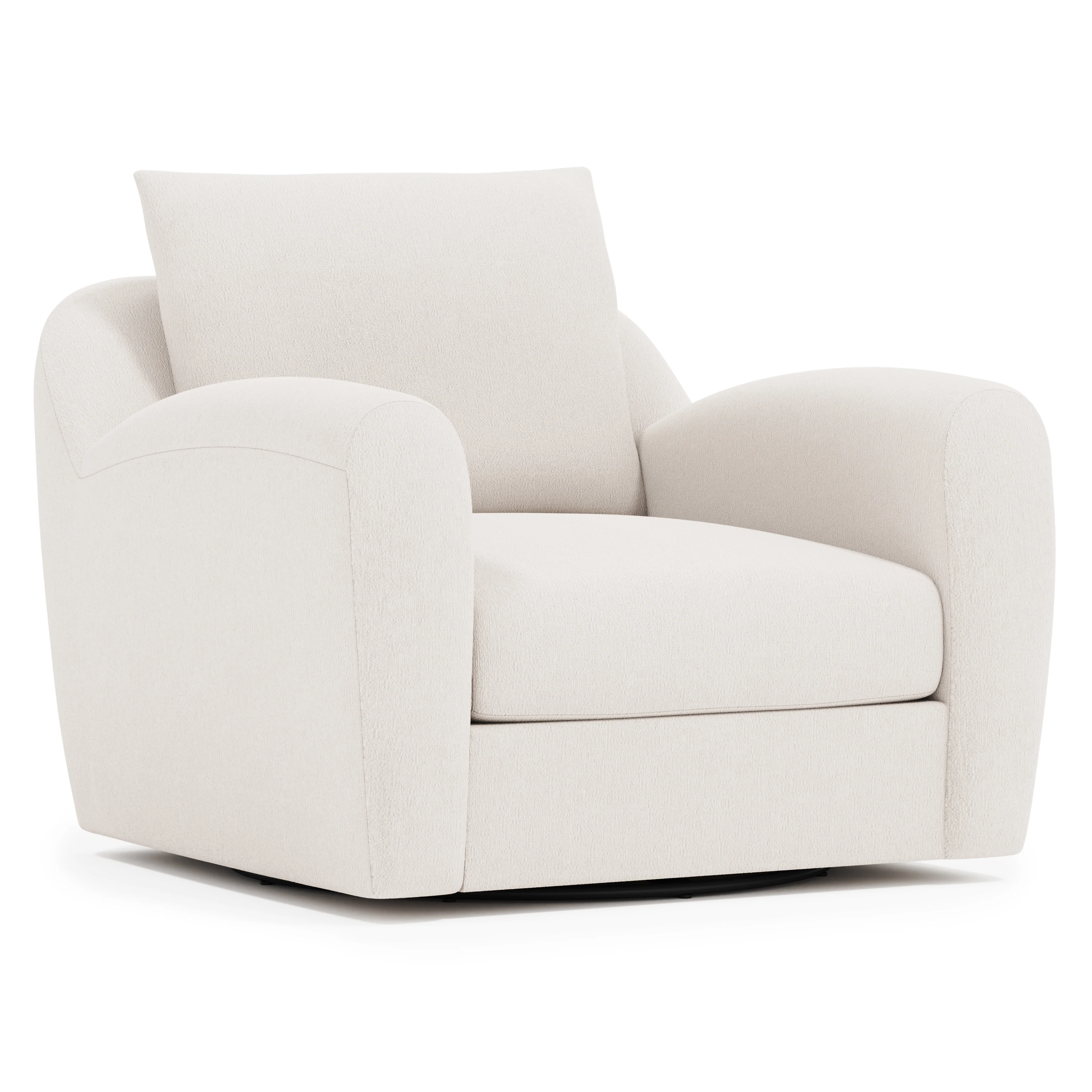 Asher Fabric Swivel Chair - Image 16