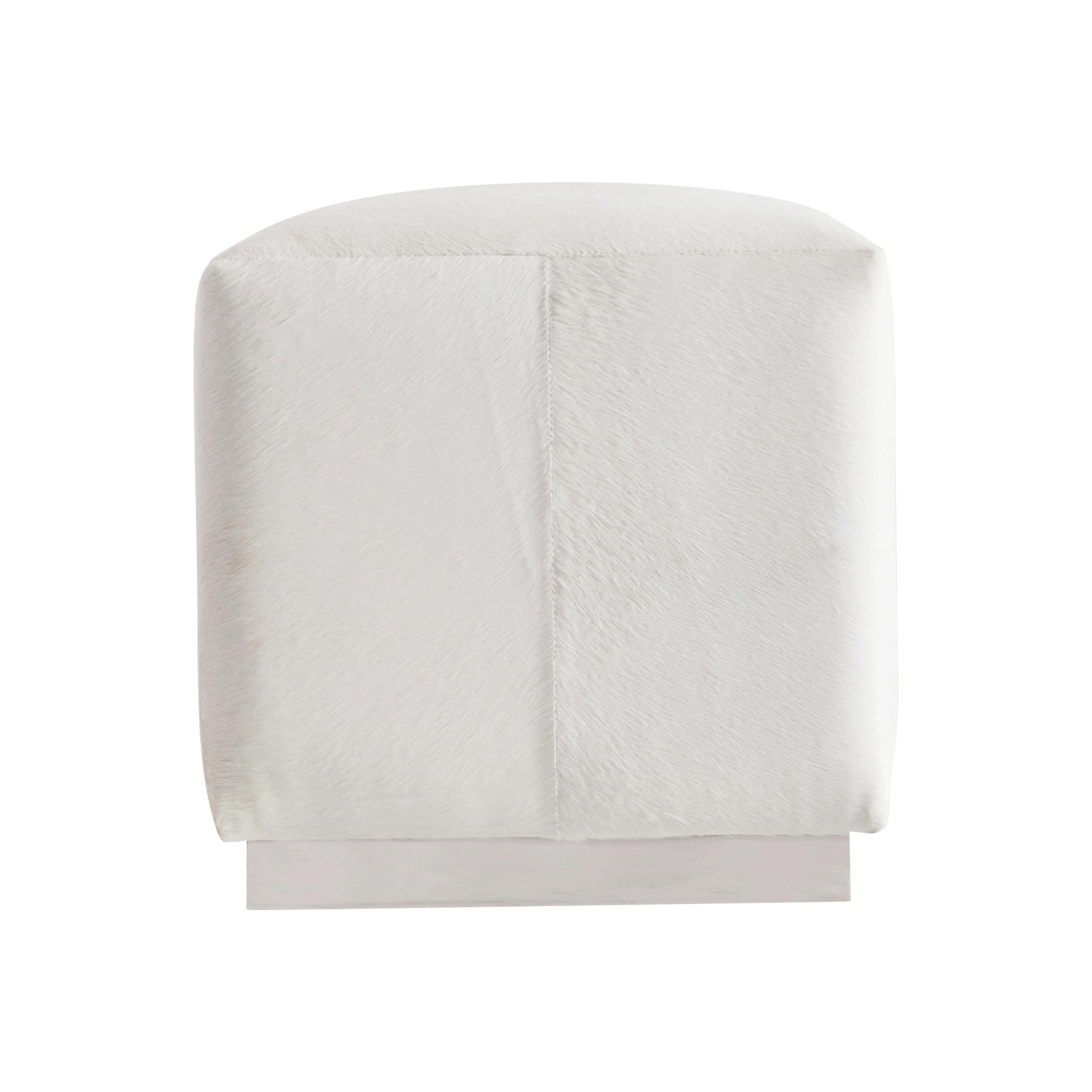 Aspen Leather Ottoman - Image 3