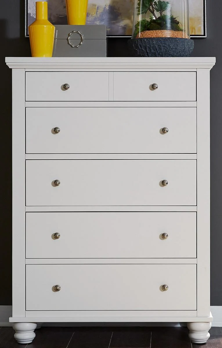 Aspenhome Cambridge 6 Drawer Chest in White - Image 2