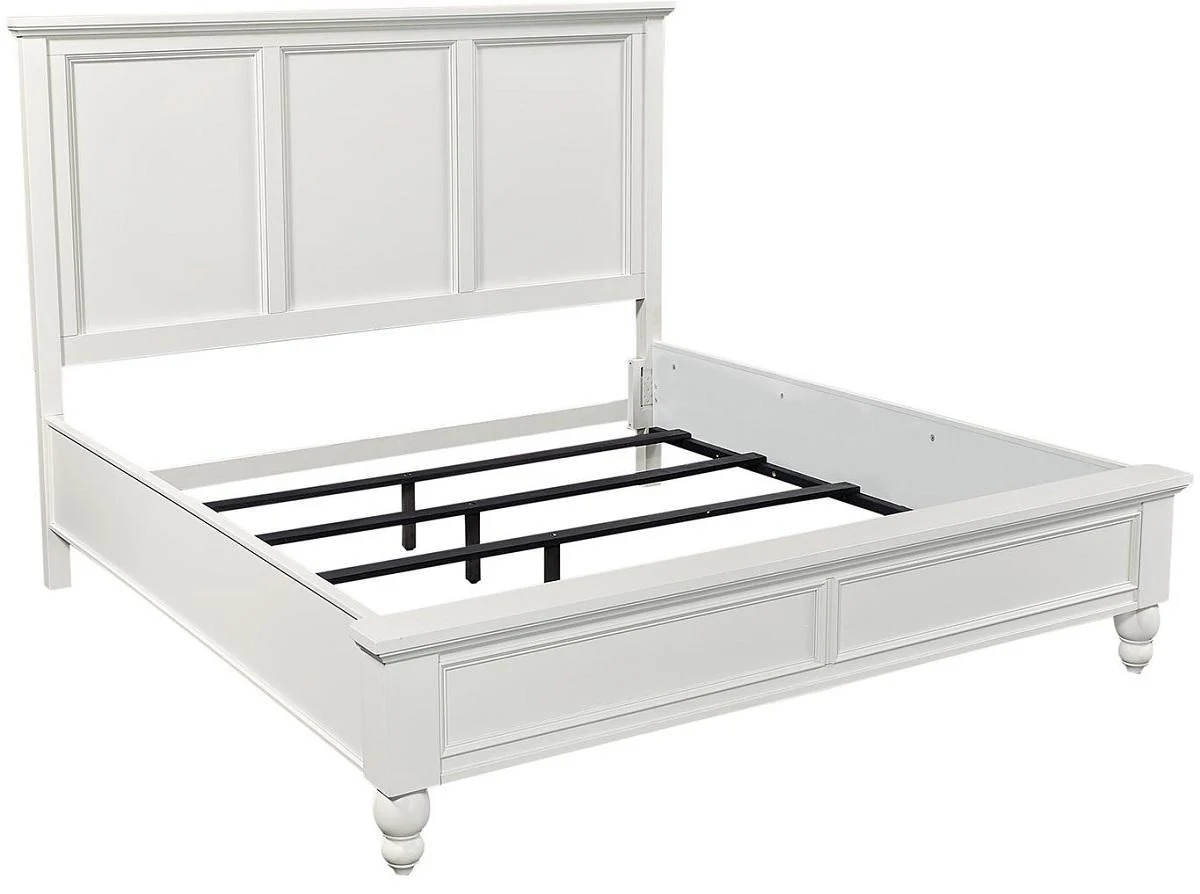 Aspenhome Cambridge California King Panel Bed in White - Image 2
