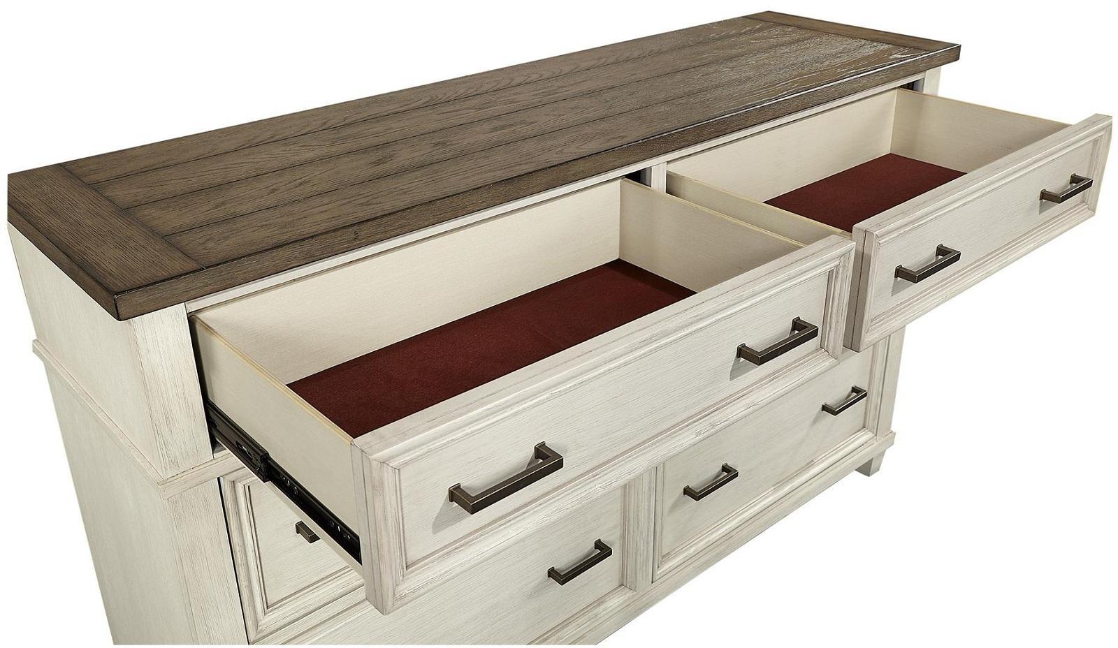 Aspenhome Caraway 6 Drawer Dresser  in Aged Ivory - Image 3
