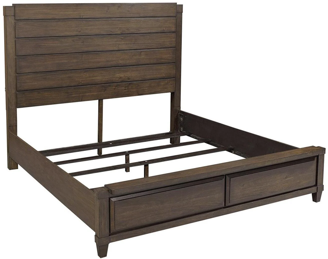 Aspenhome Easton King Panel Bed in Burnt Umber - Image 2